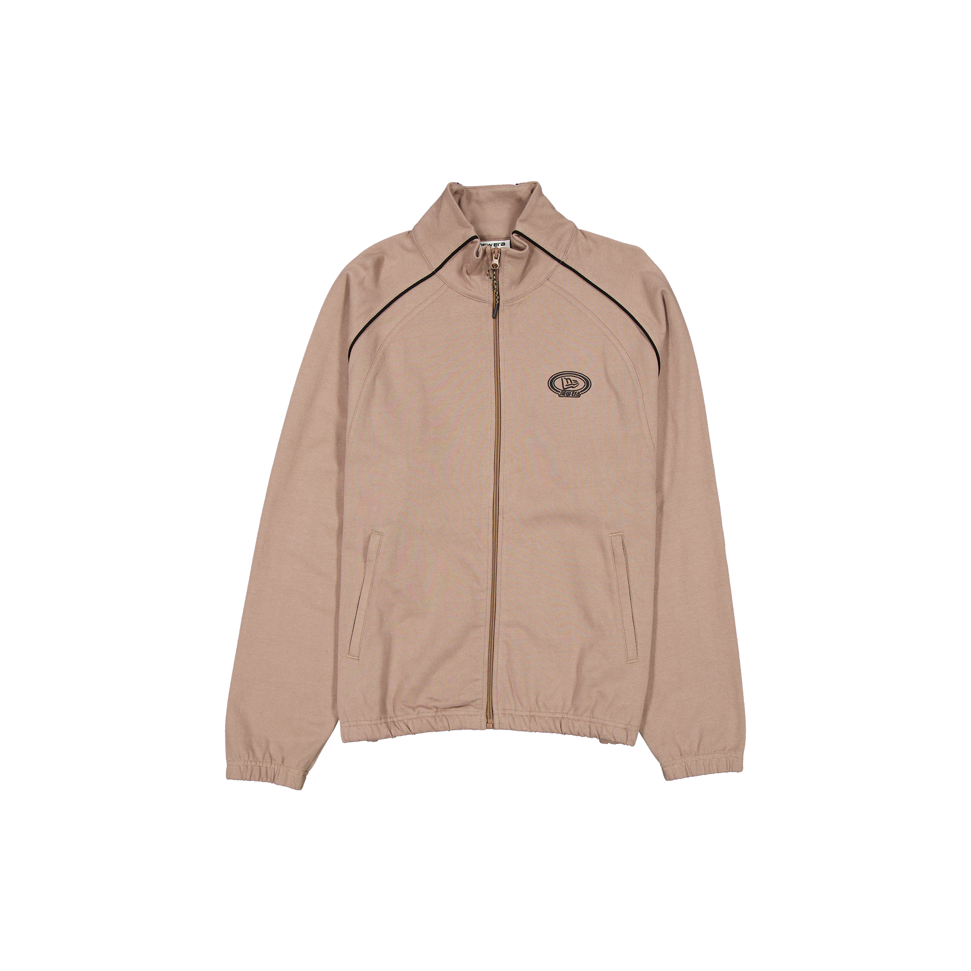 new era Shoreline Taupe Gray Full-Zip Track Jacket