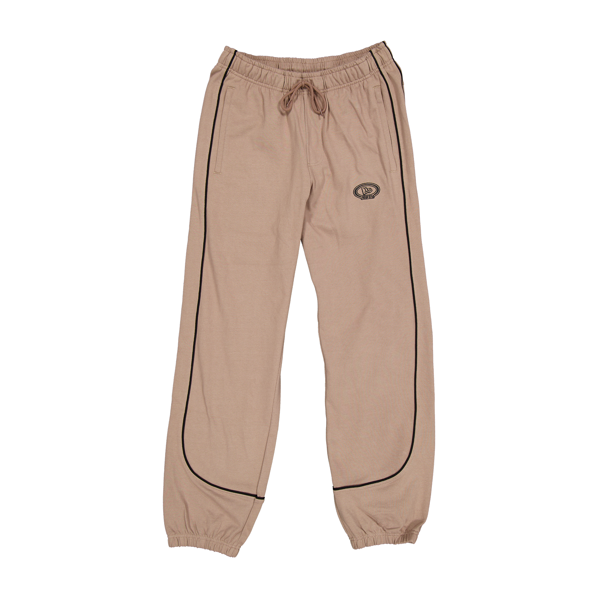 New Era Shoreline Taupe Gray Knit Jogger