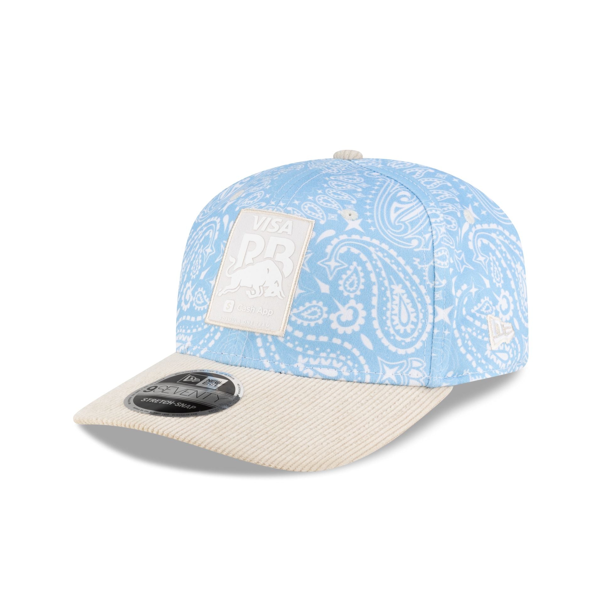 new era Soft Blue Paisley 9SEVENTY Stretch-Snap