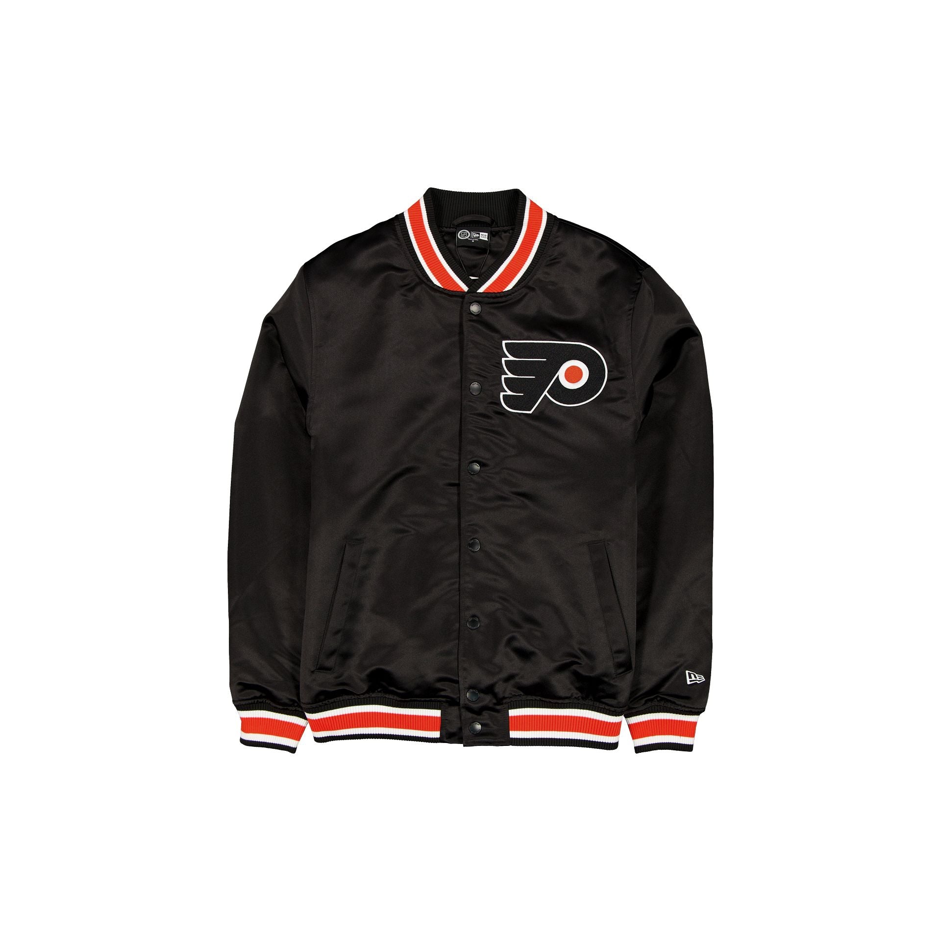 new era Sport Classics Black Satin Jacket