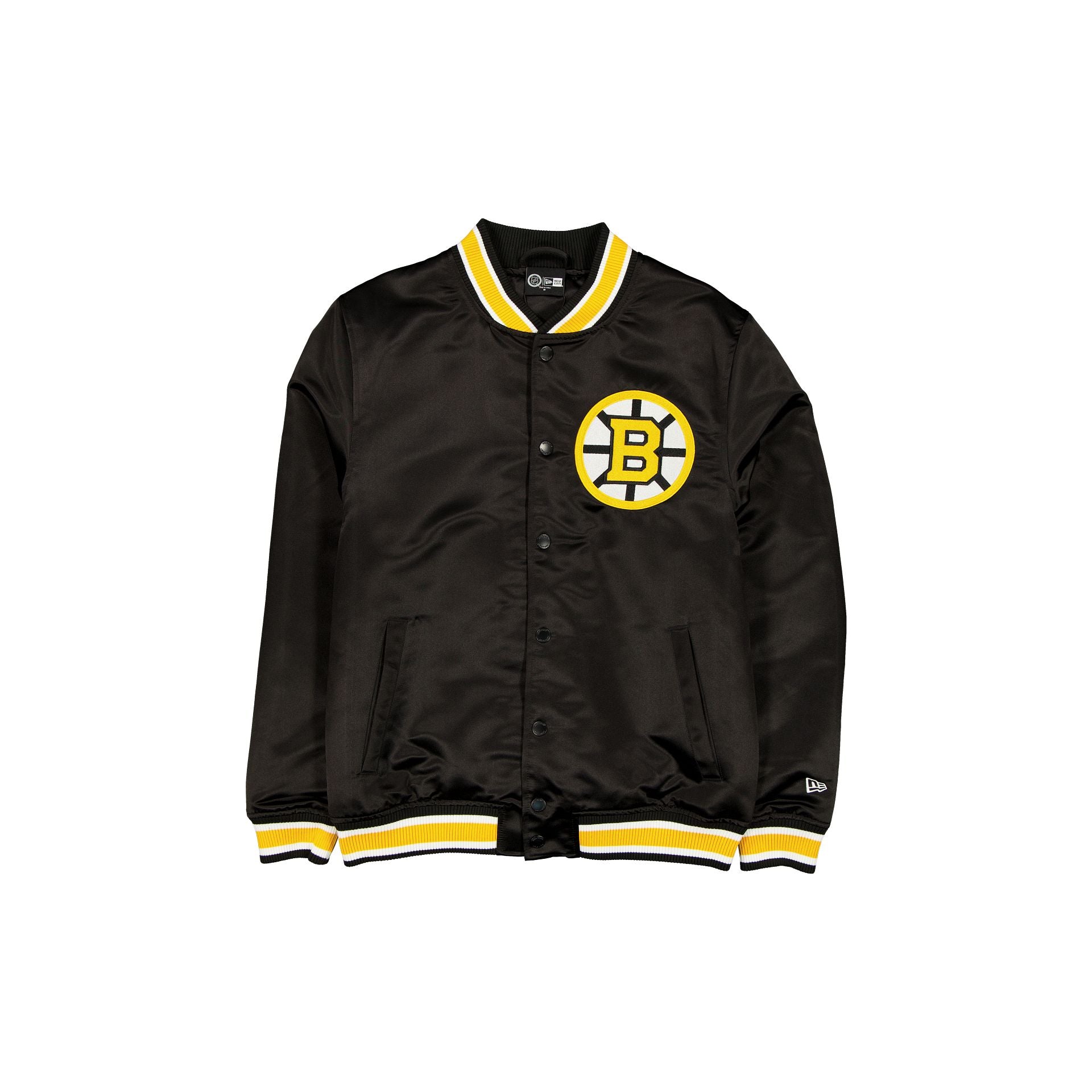 new era Sport Classics Black Satin Jacket