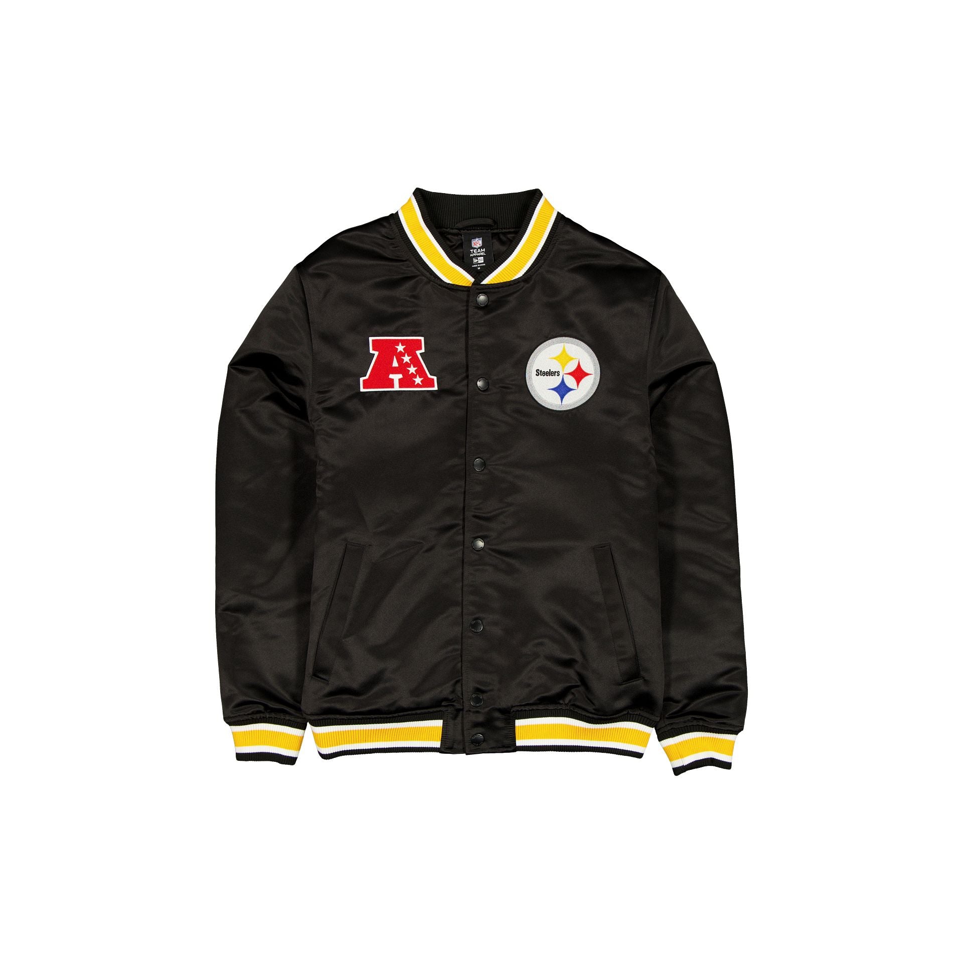 new era Sport Classics Black Satin Jacket