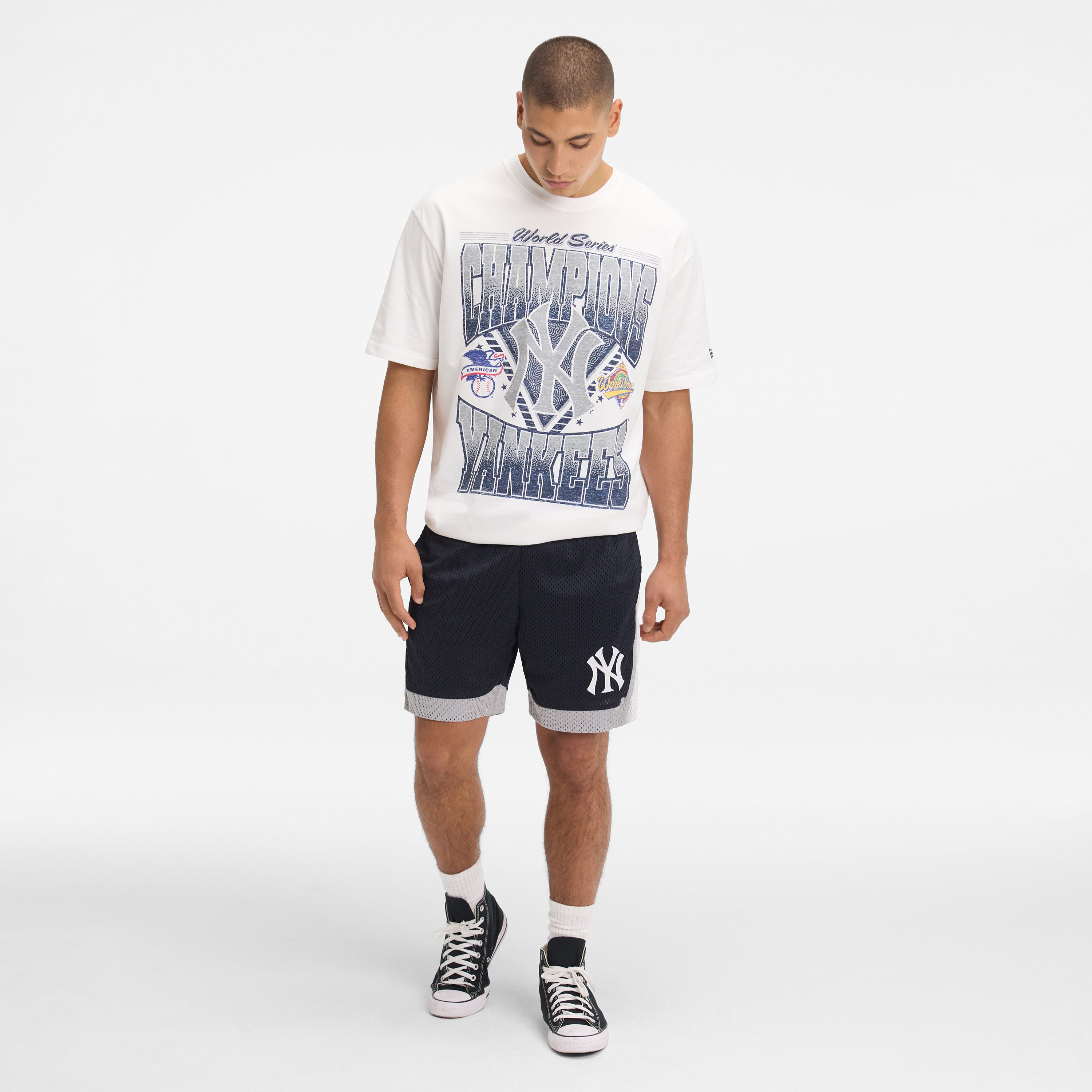 New Era Sport Classics Black & White Shorts