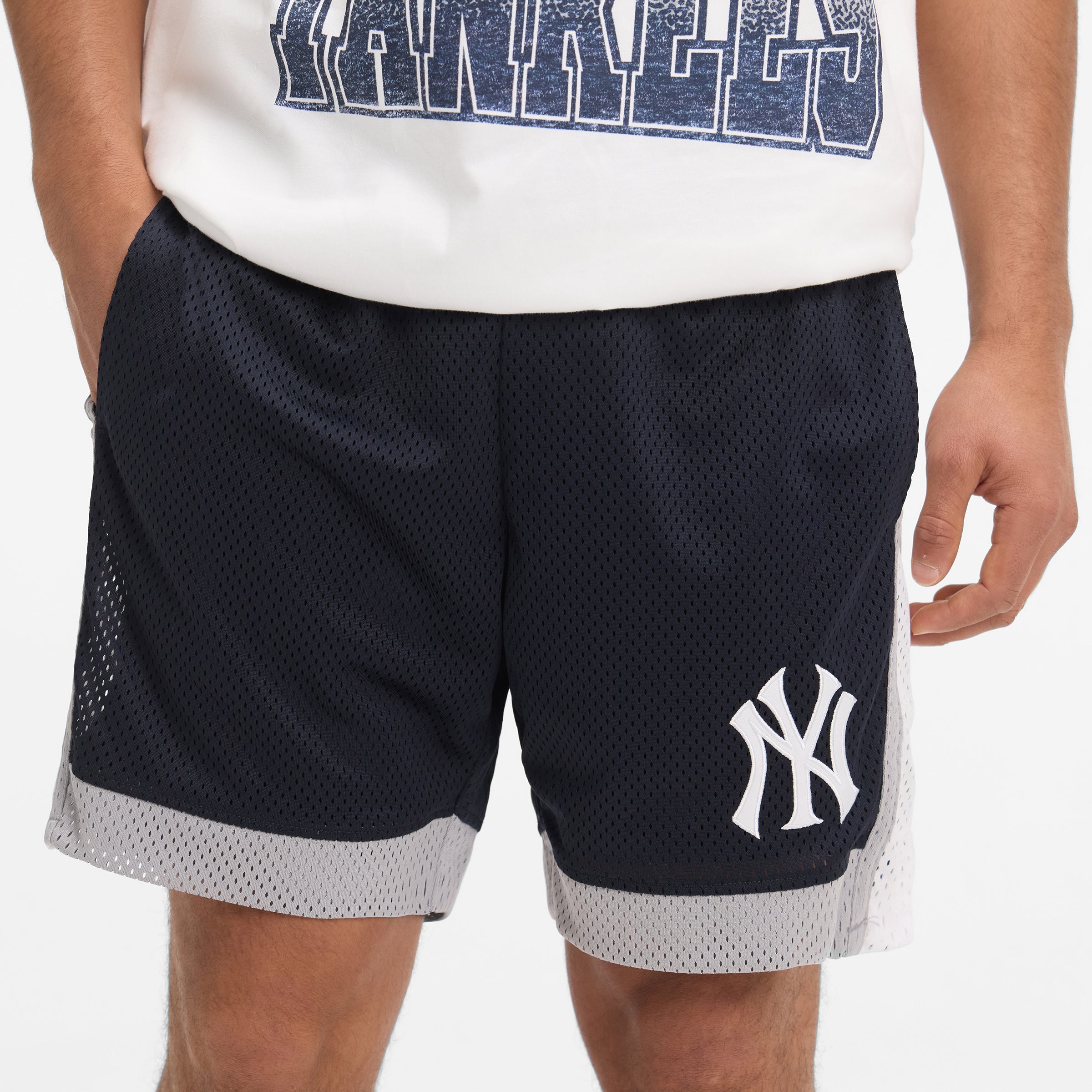 New Era Sport Classics Black & White Shorts
