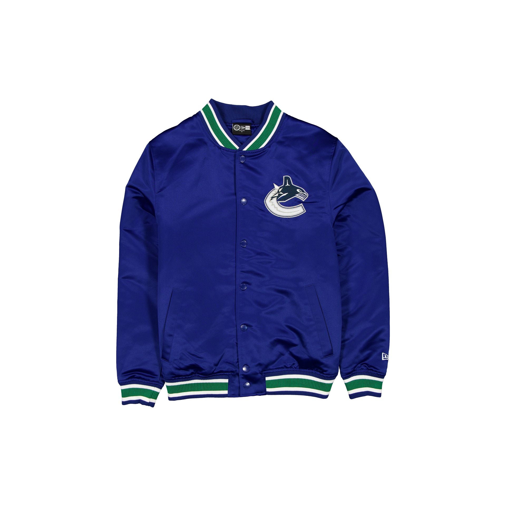 new era Sport Classics Blue Satin Jacket