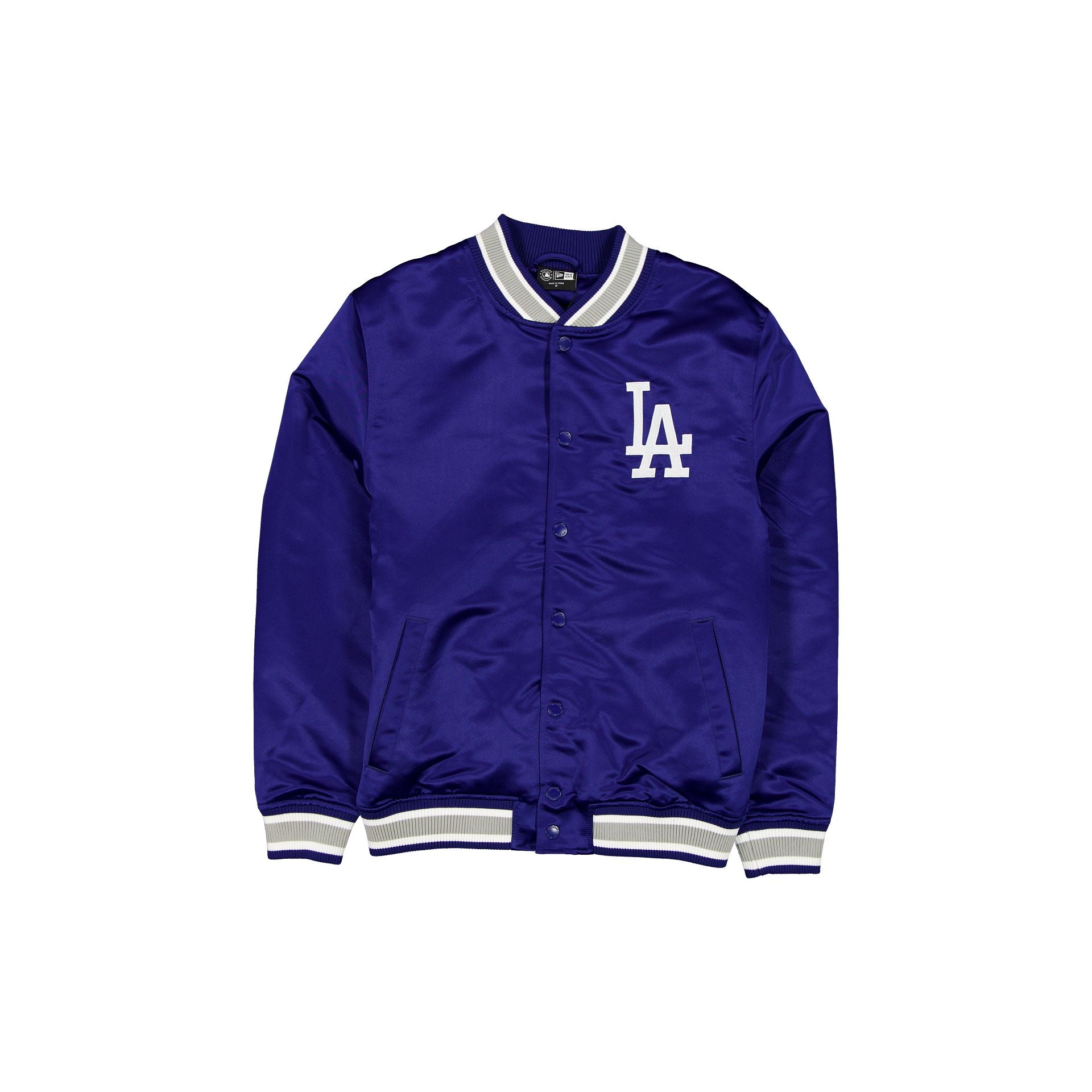 new era Sport Classics Blue Satin Jacket