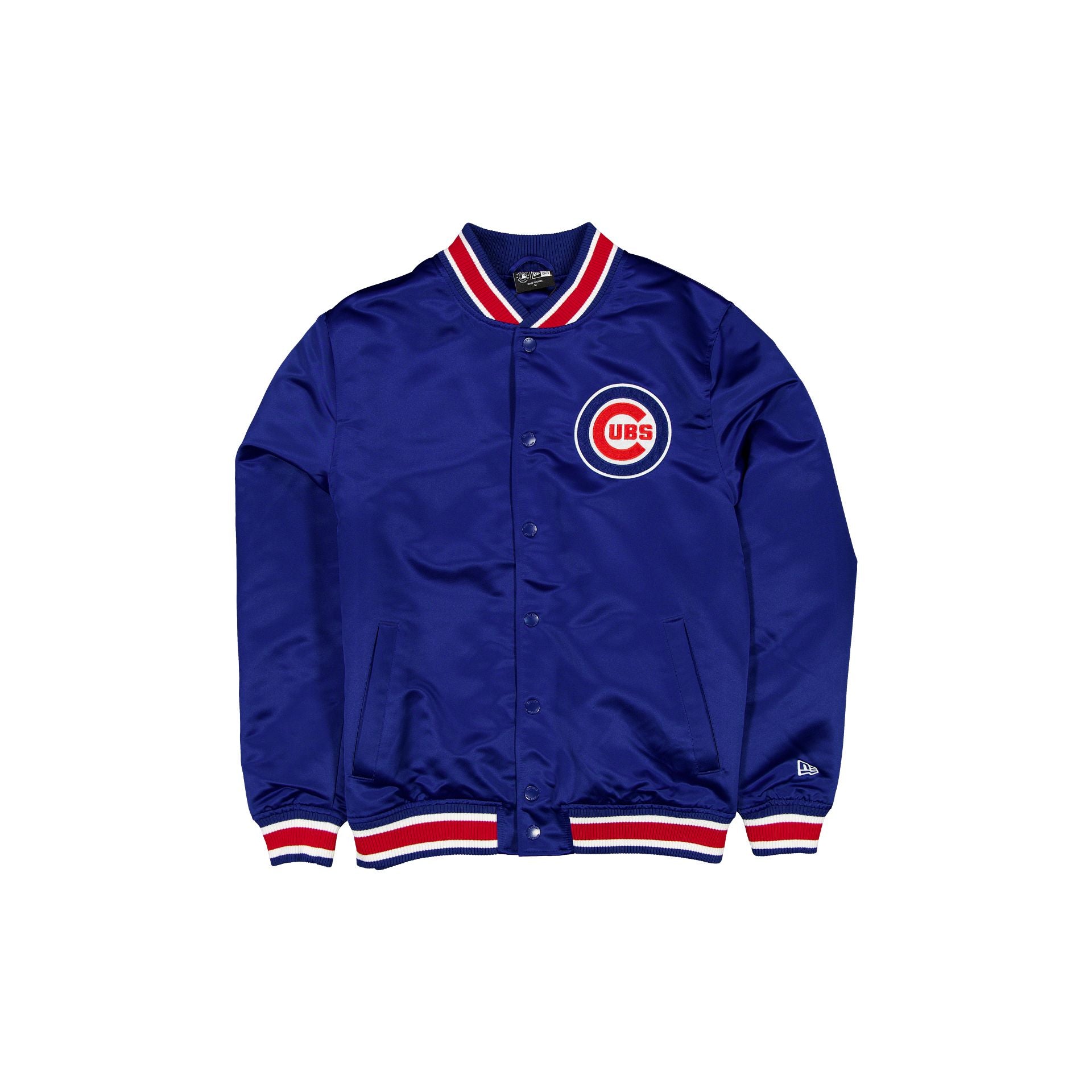 new era Sport Classics Blue Satin Jacket