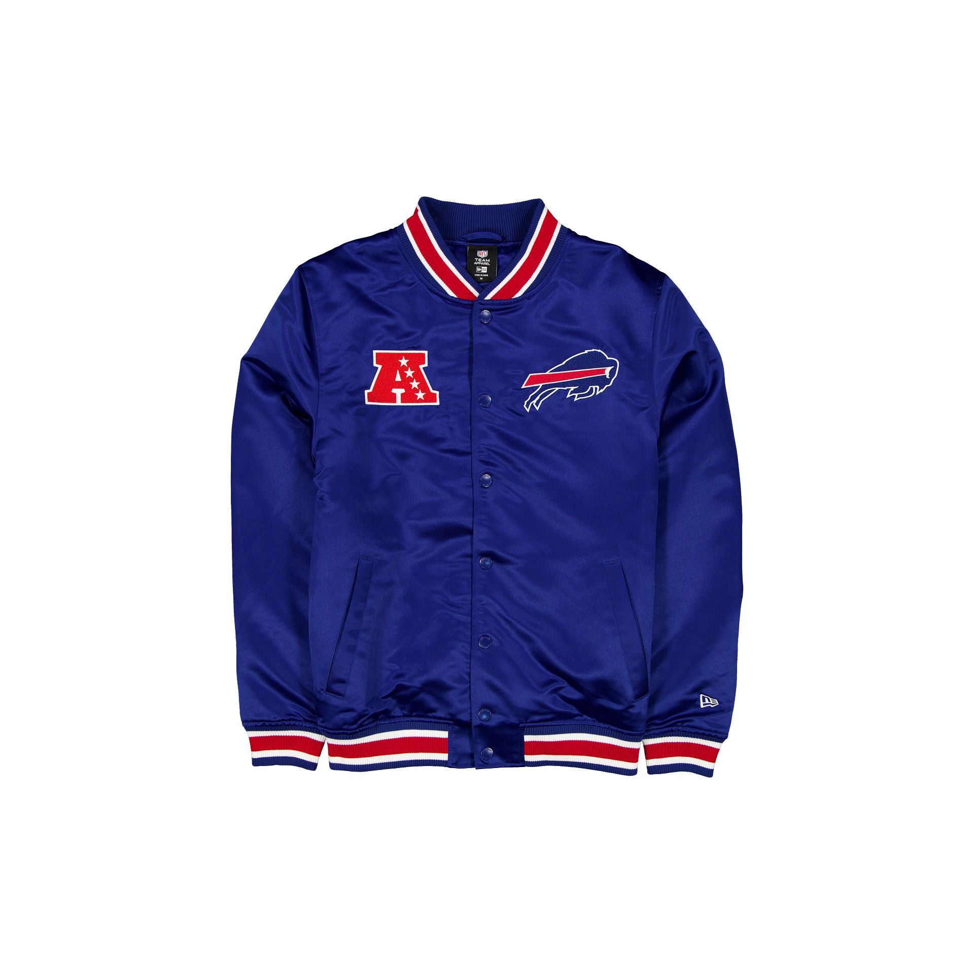 new era Sport Classics Blue Satin Jacket
