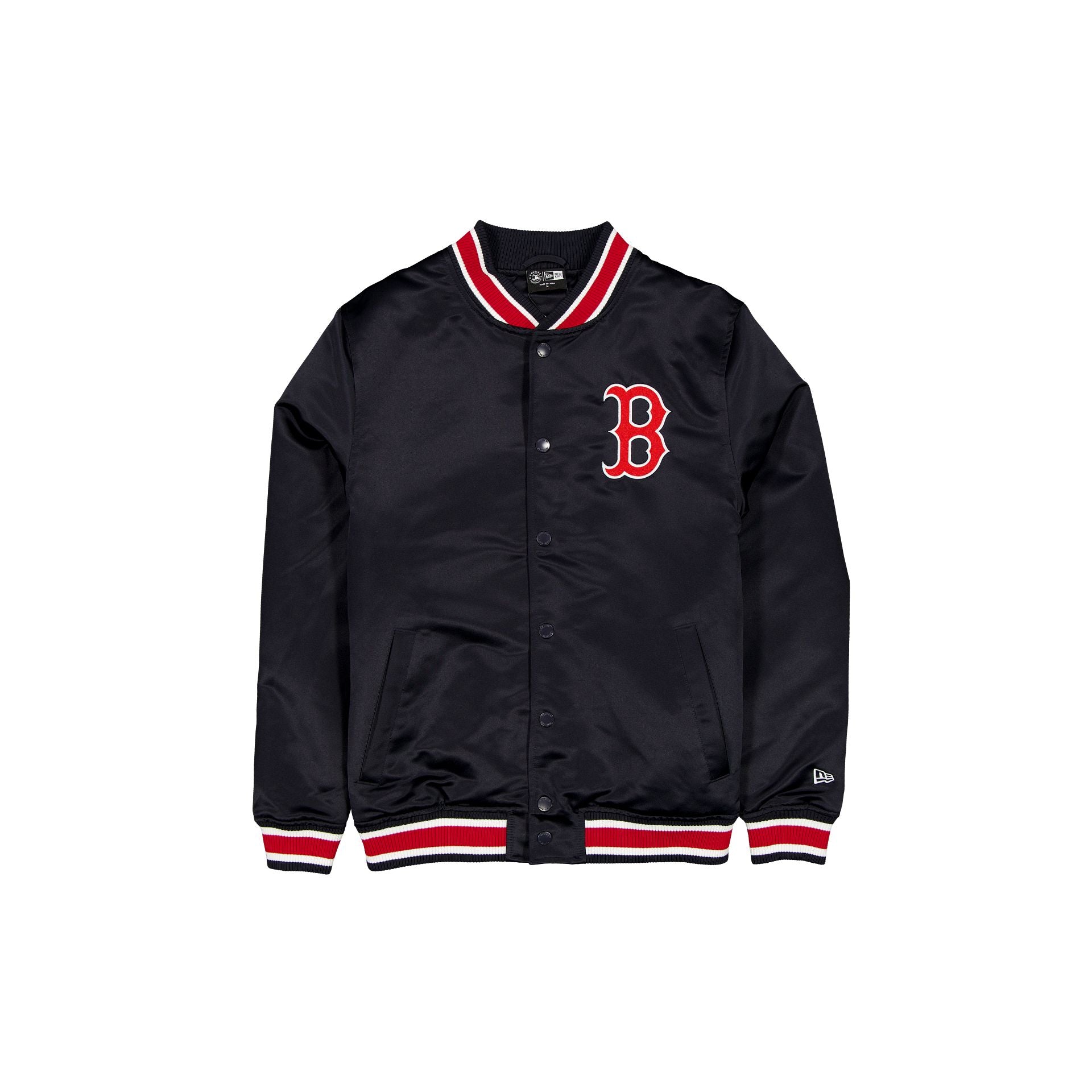 new era Sport Classics Navy Satin Jacket