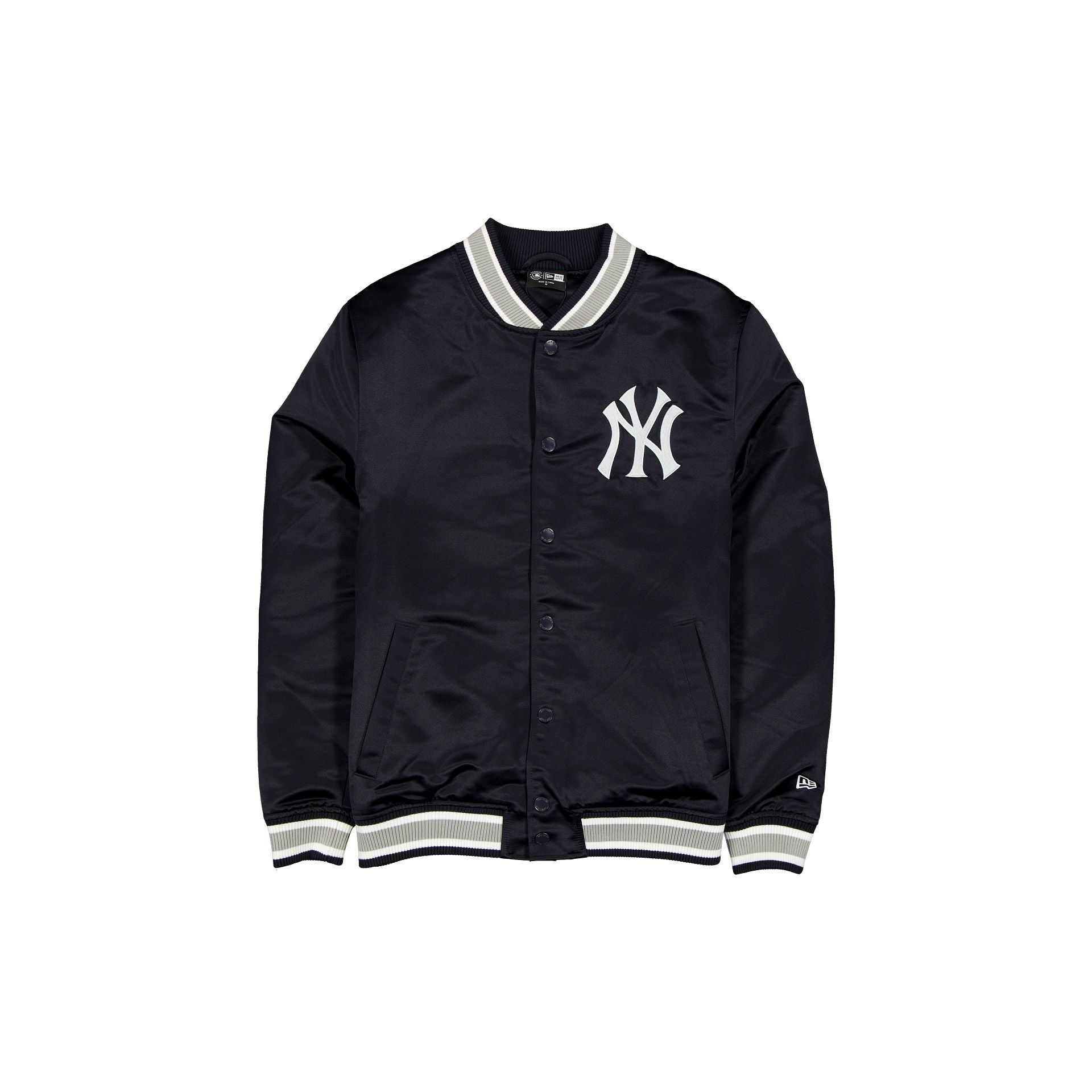 new era Sport Classics Navy Satin Jacket