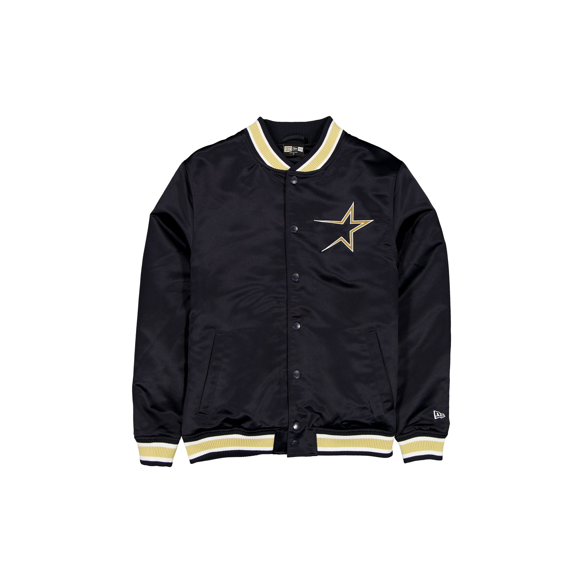 new era Sport Classics Navy Satin Jacket