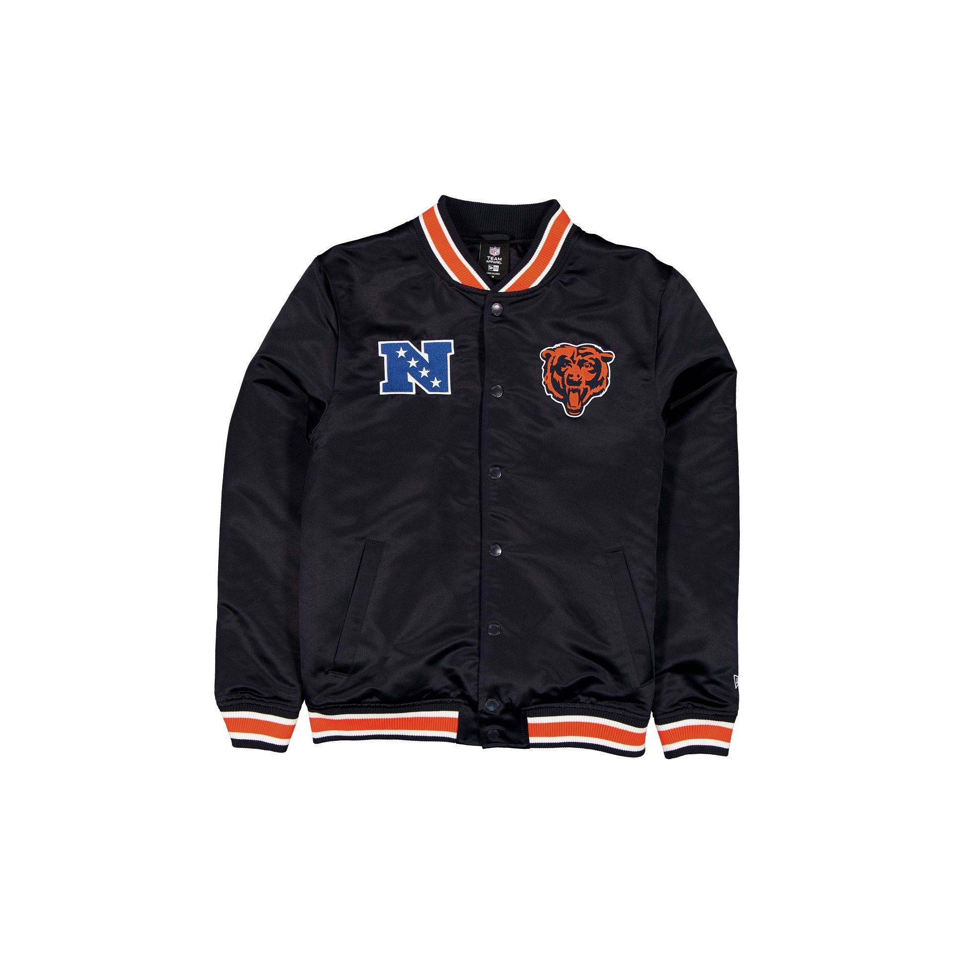new era Sport Classics Navy Satin Jacket