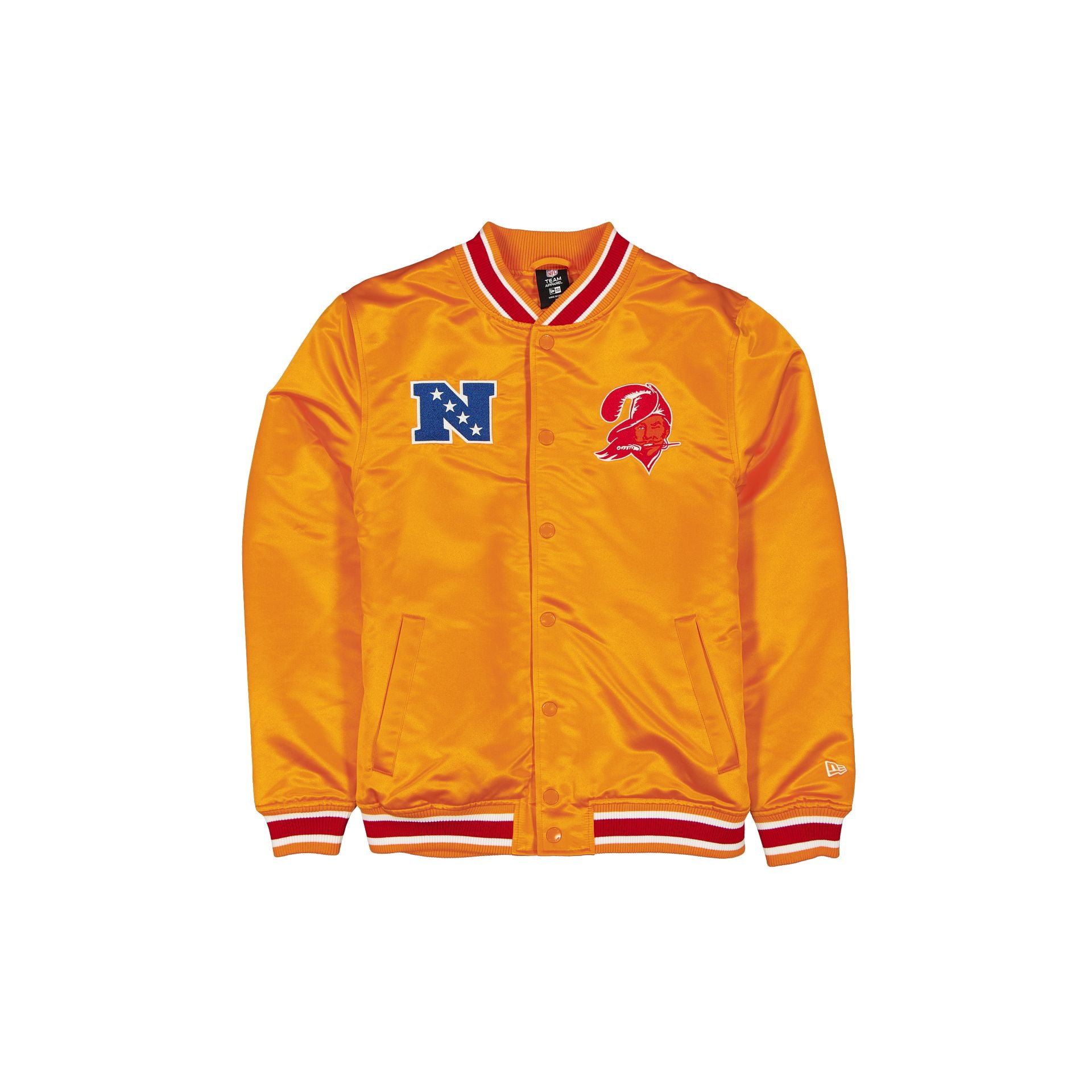 new era Sport Classics Orange Satin Jacket