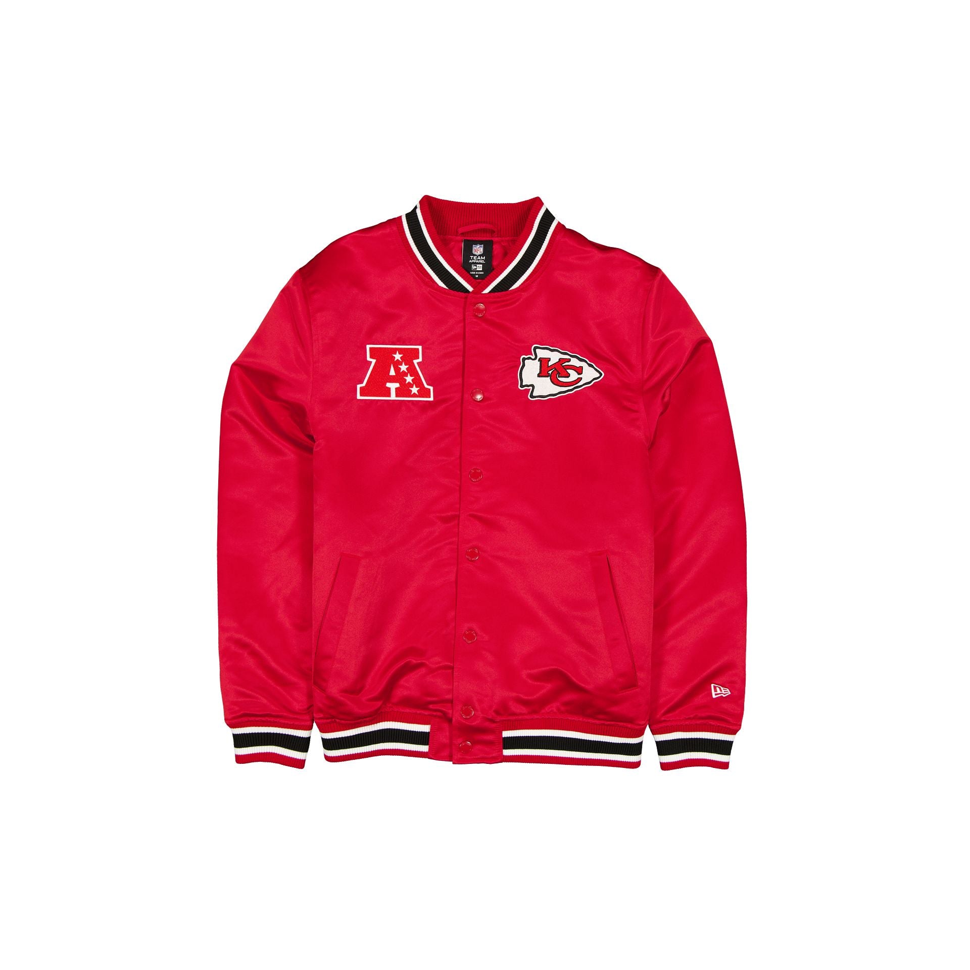 new era Sport Classics Red Satin Jacket