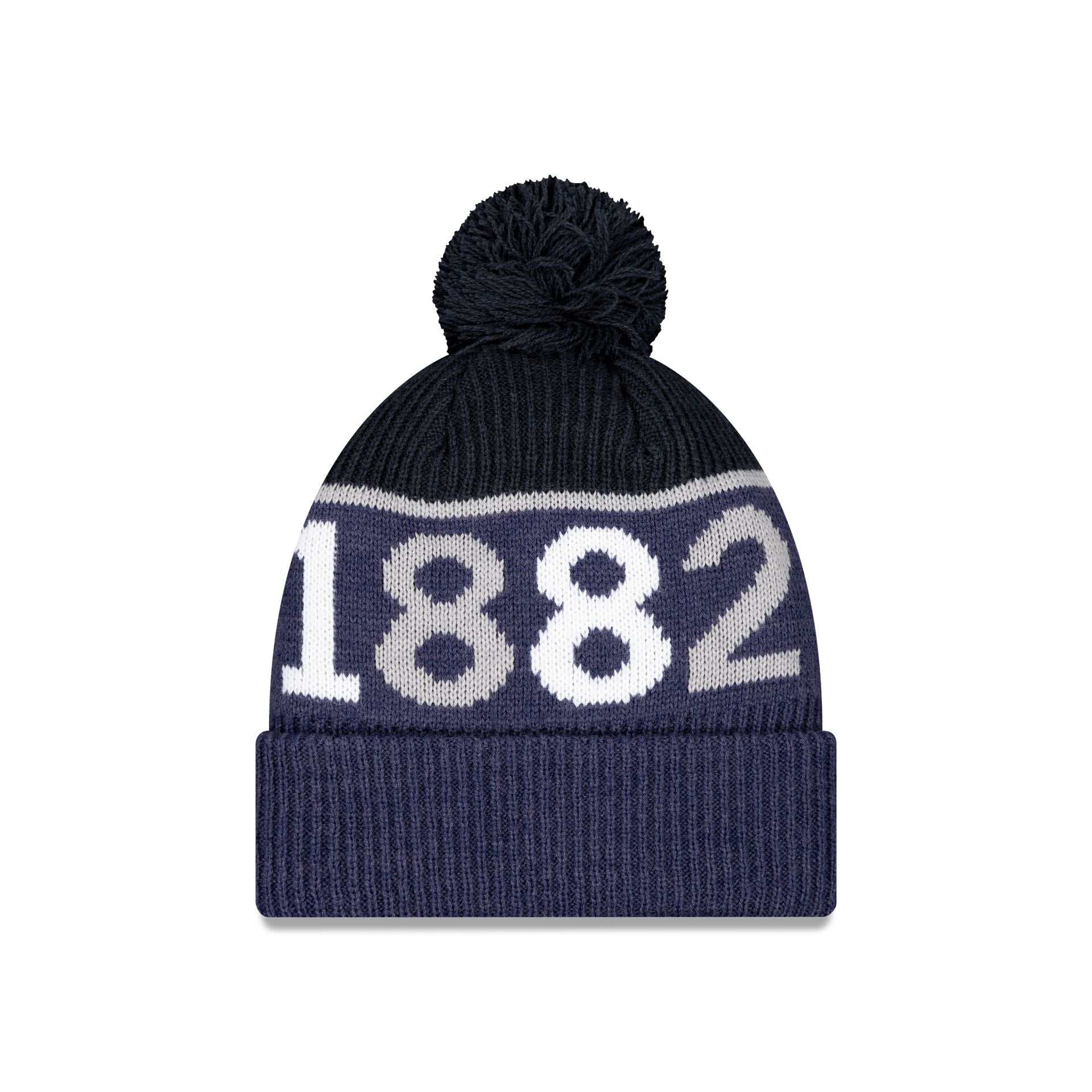 New Era Sport Navy Pom Knit
