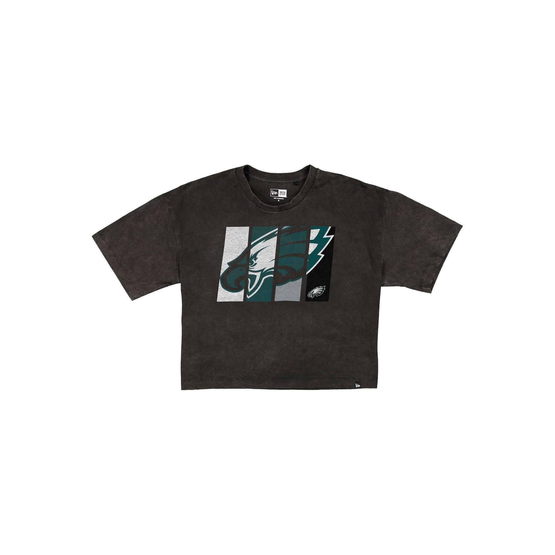 new era Sport Night Women's Cropped Black T-Shirt