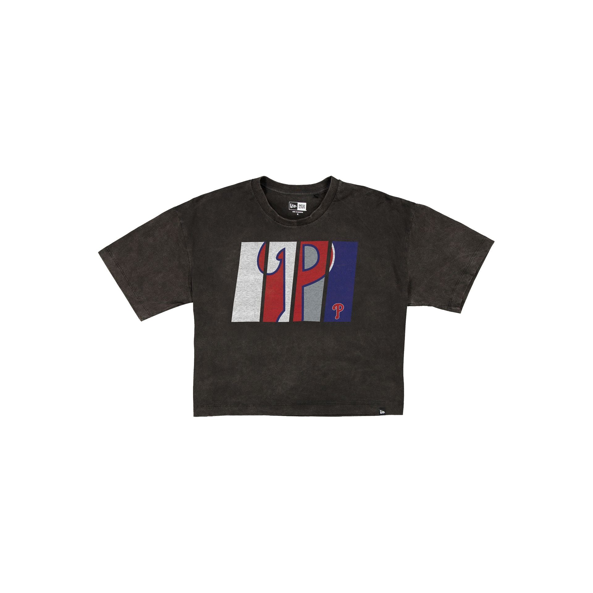 new era Sport Night Women's Cropped Black T-Shirt