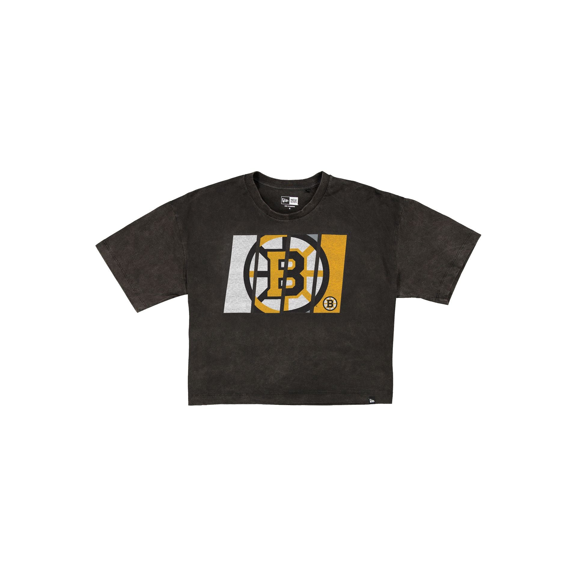 new era Sport Night Women's Cropped Black T-Shirt