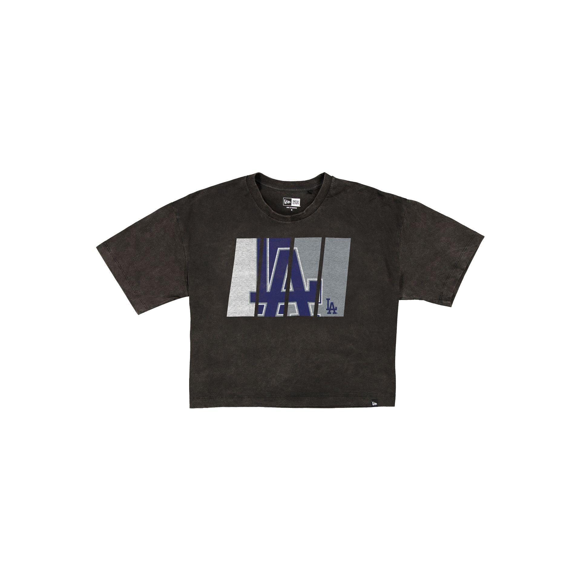 new era Sport Night Women's Cropped Black T-Shirt