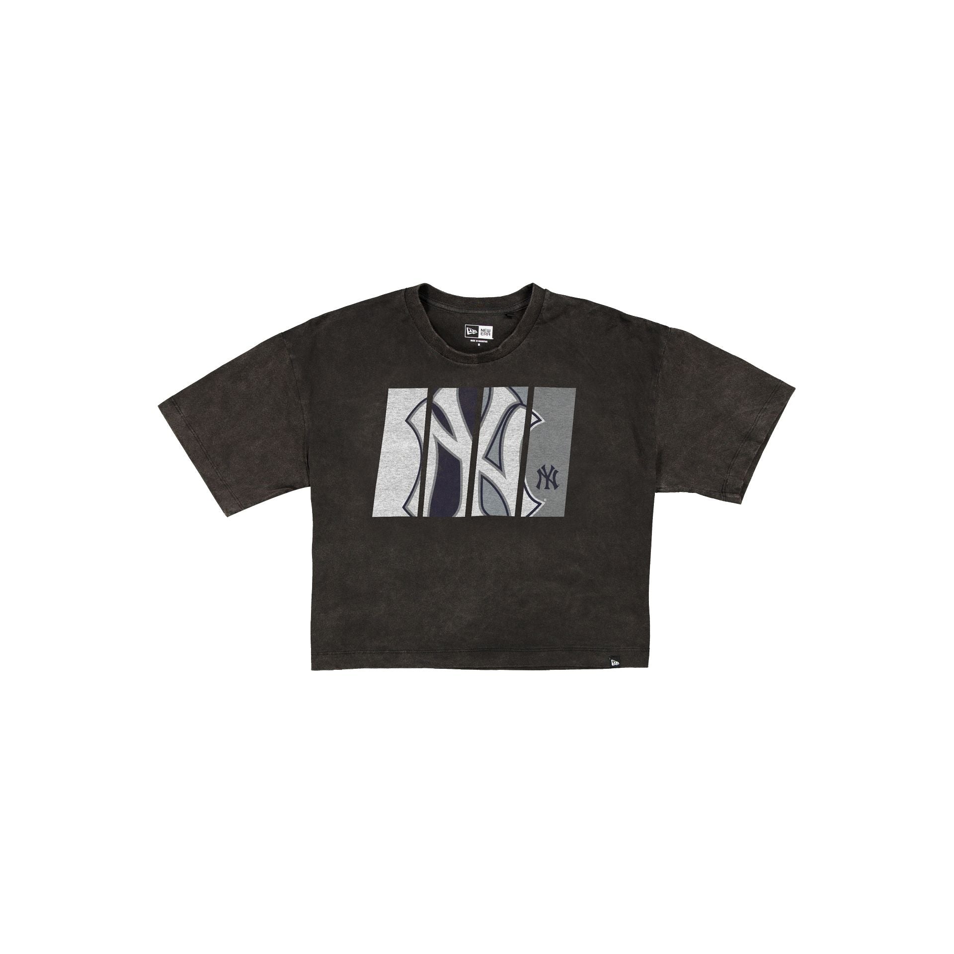 new era Sport Night Women's Cropped Black T-Shirt