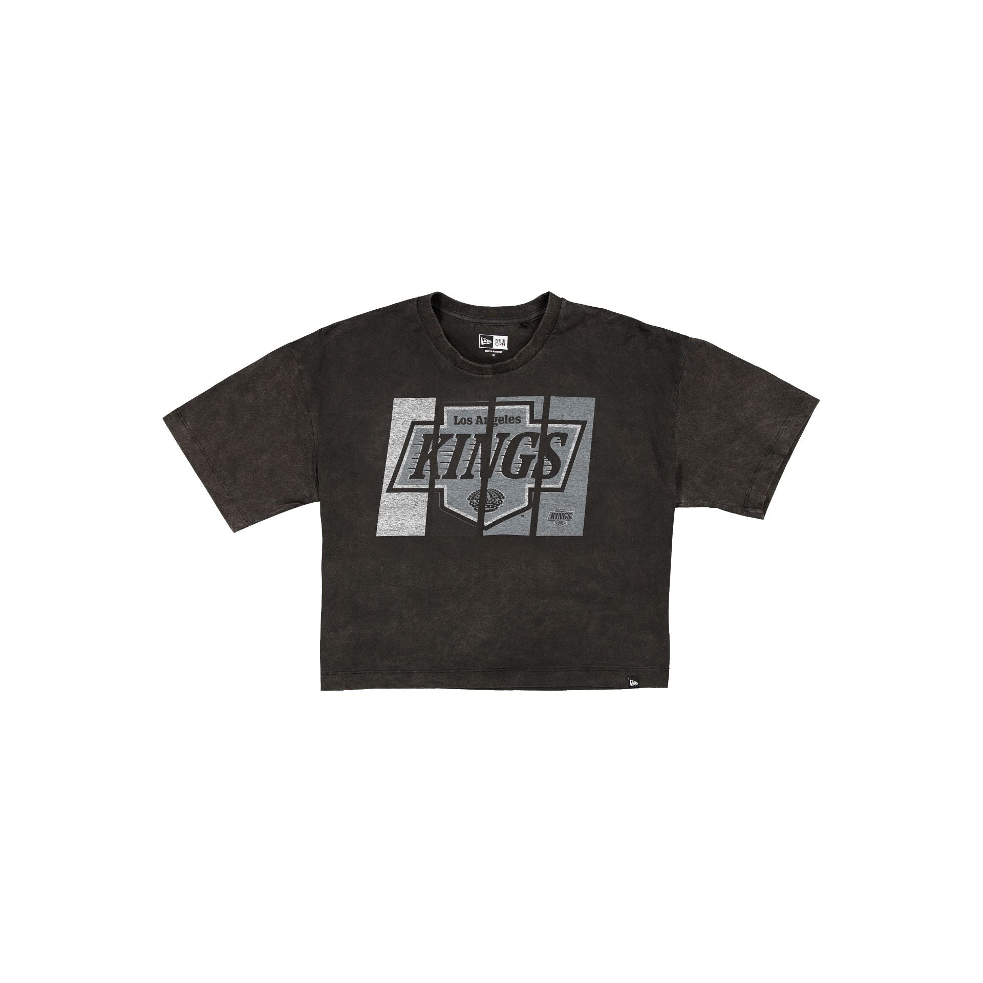 new era Sport Night Women's Cropped Black T-Shirt