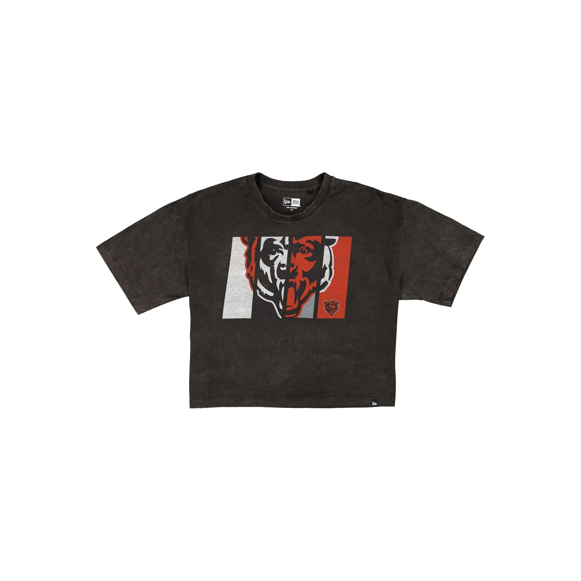 new era Sport Night Women's Cropped Black T-Shirt