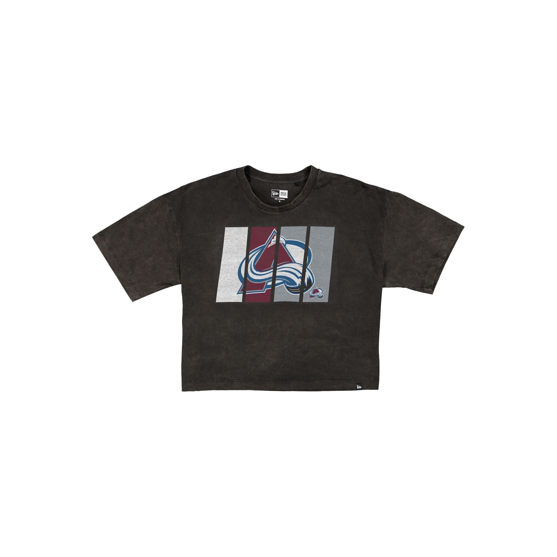 new era Sport Night Women's Cropped Black T-Shirt