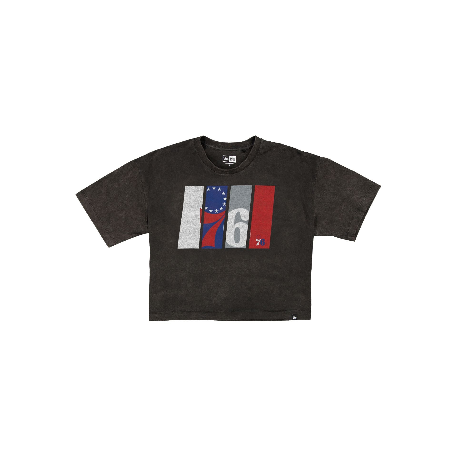 new era Sport Night Women's Cropped Black T-Shirt