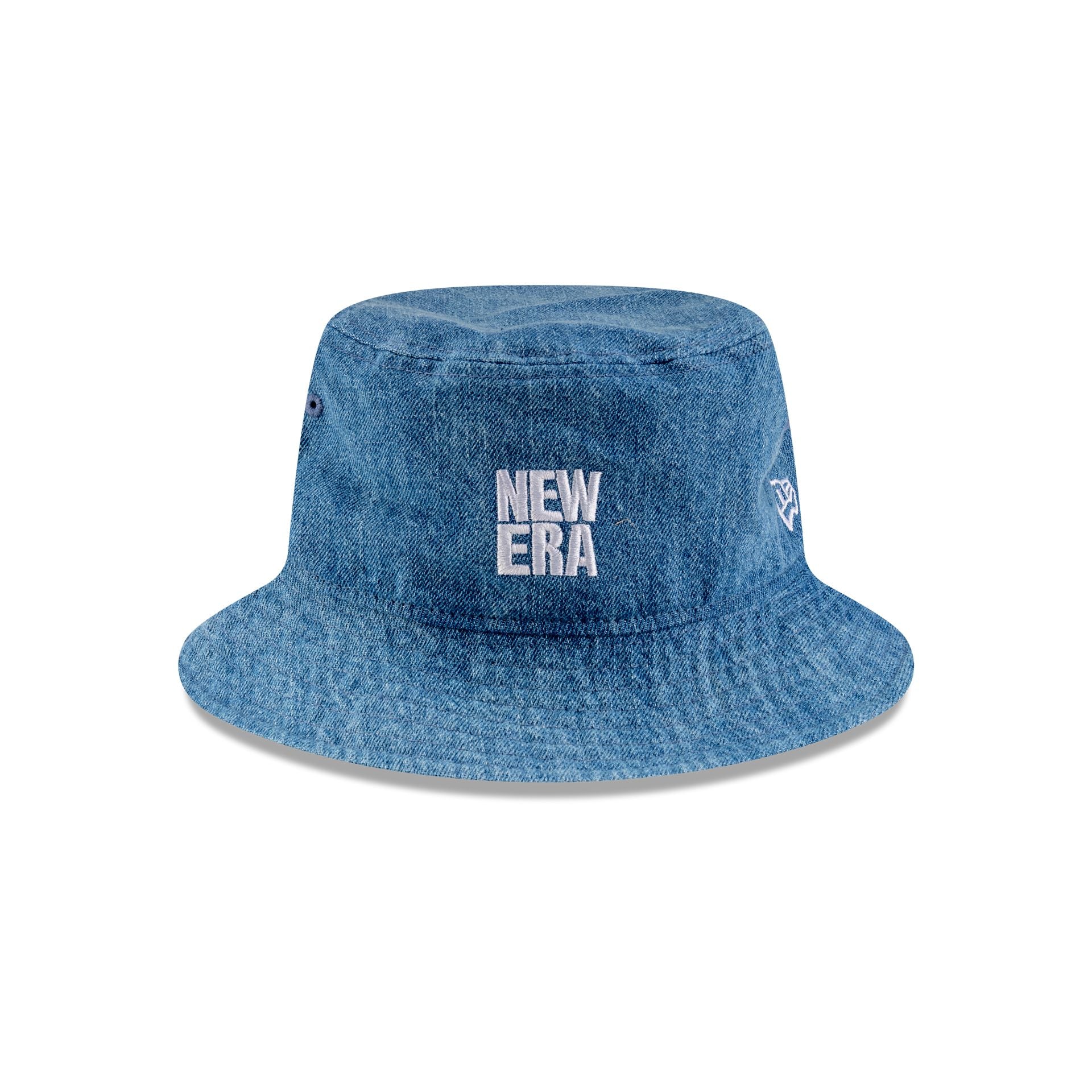 New Era Square Logo Indigo Denim Bucket Hat