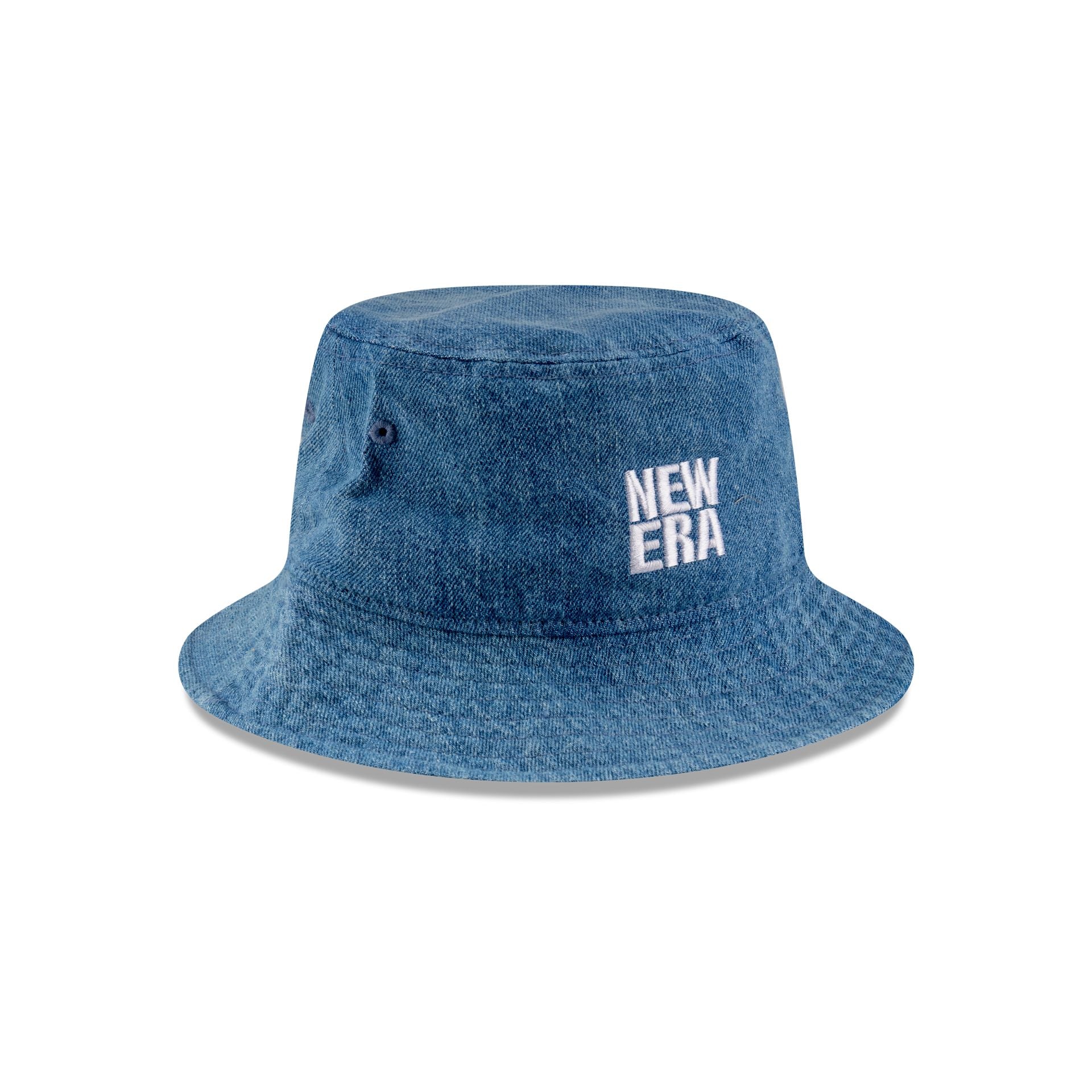 New Era Square Logo Indigo Denim Bucket Hat
