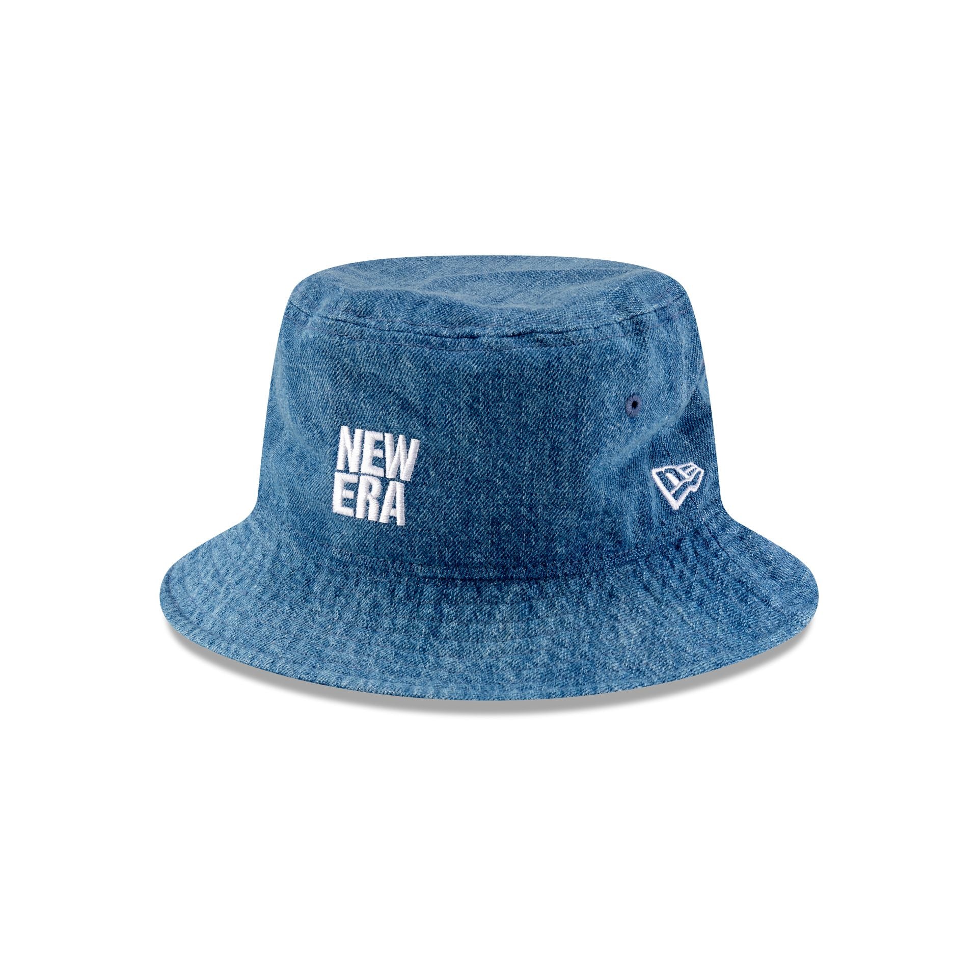 new era Square Logo Indigo Denim Bucket Hat