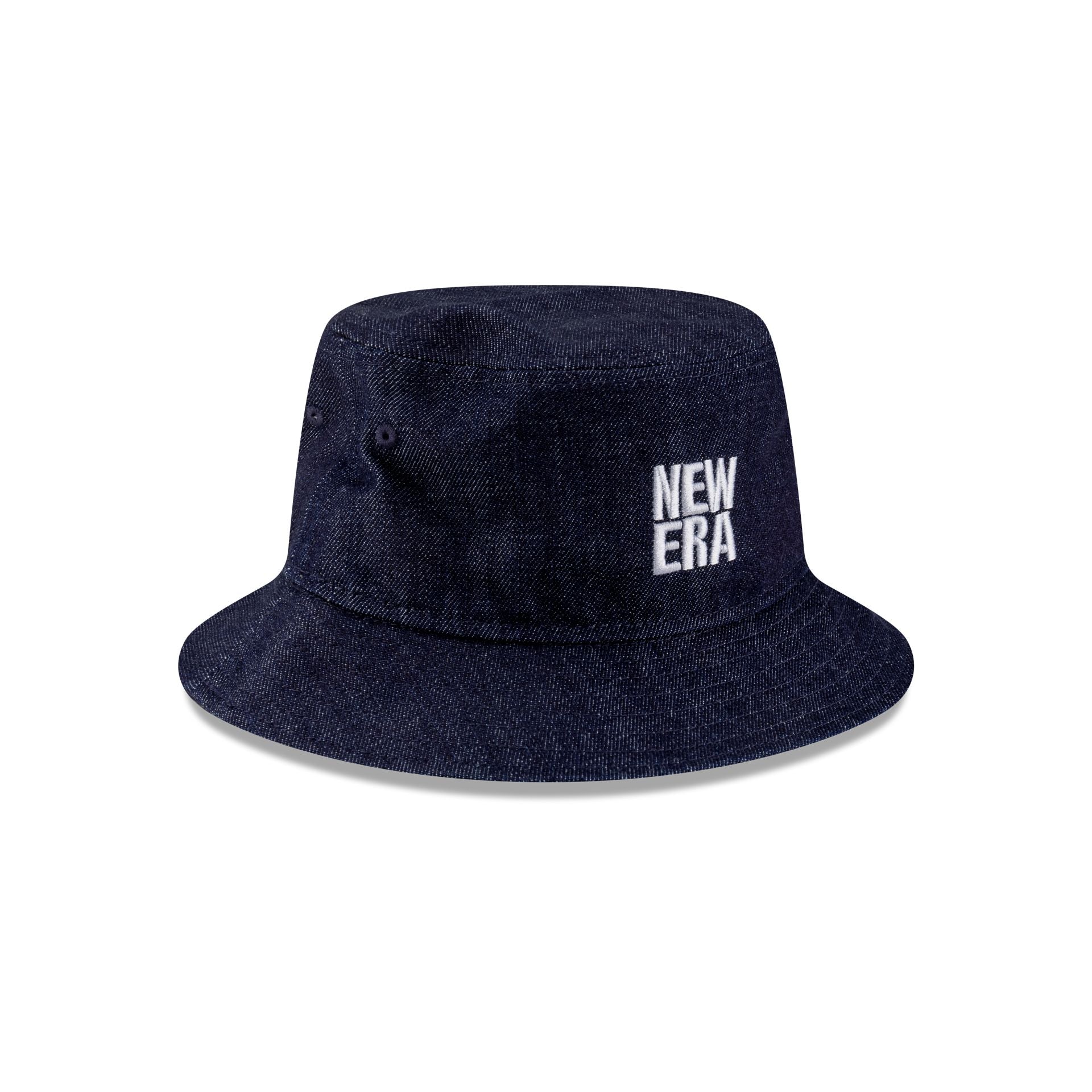 New Era Square Logo Light Denim Bucket Hat