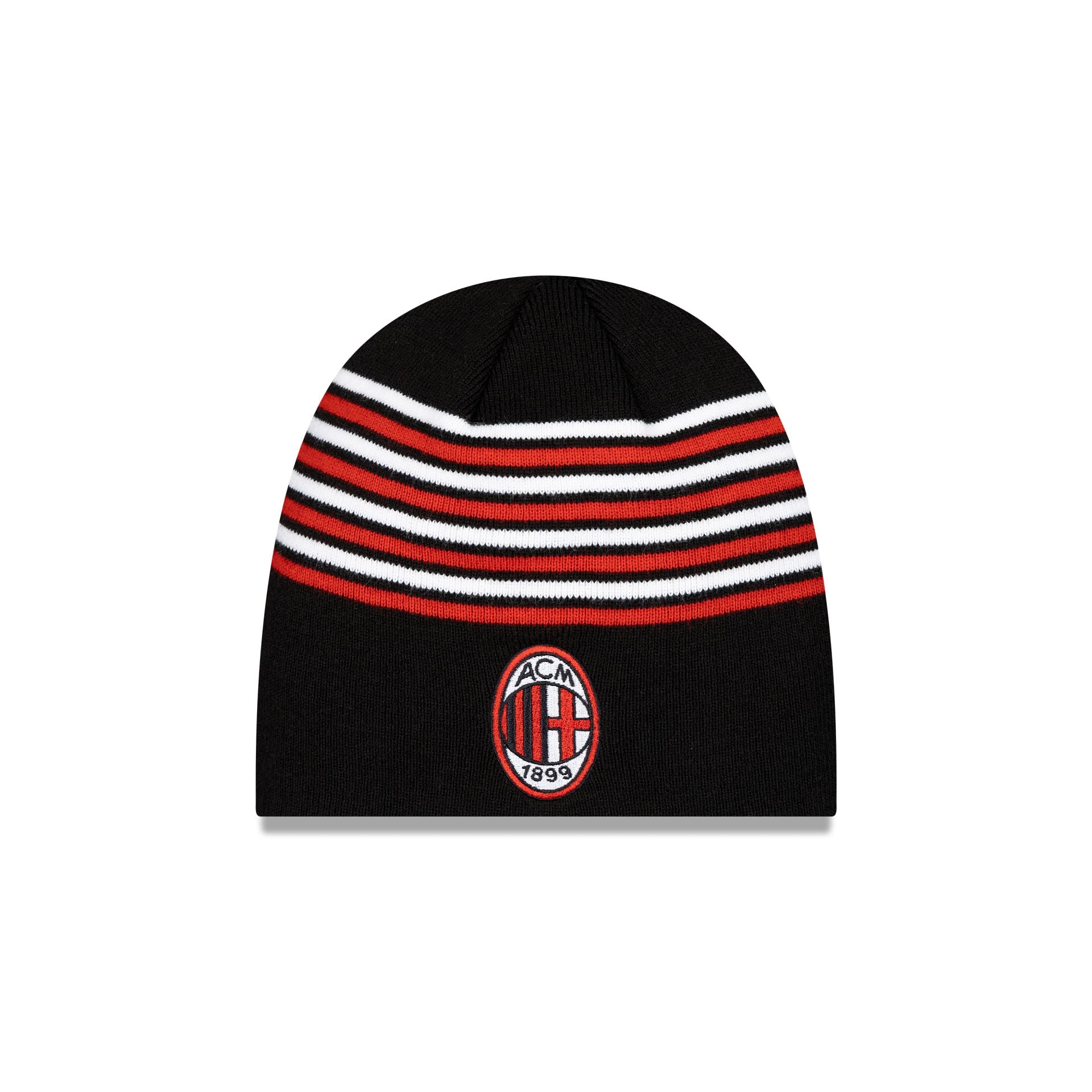 new era Stripe Black Knit Beanie