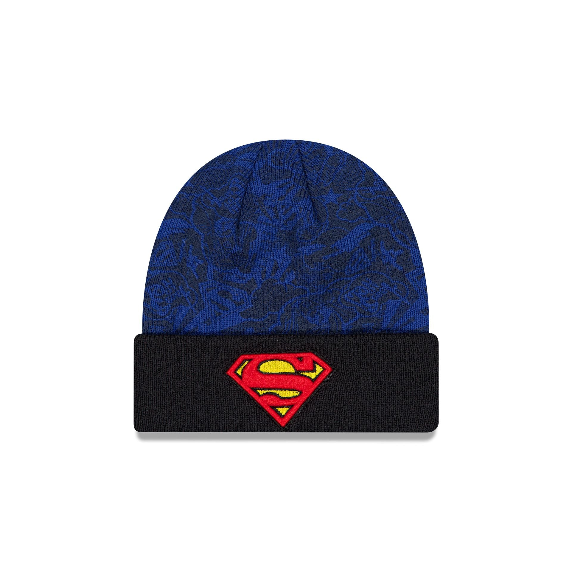new era Superman Blue Kids Cuff Knit