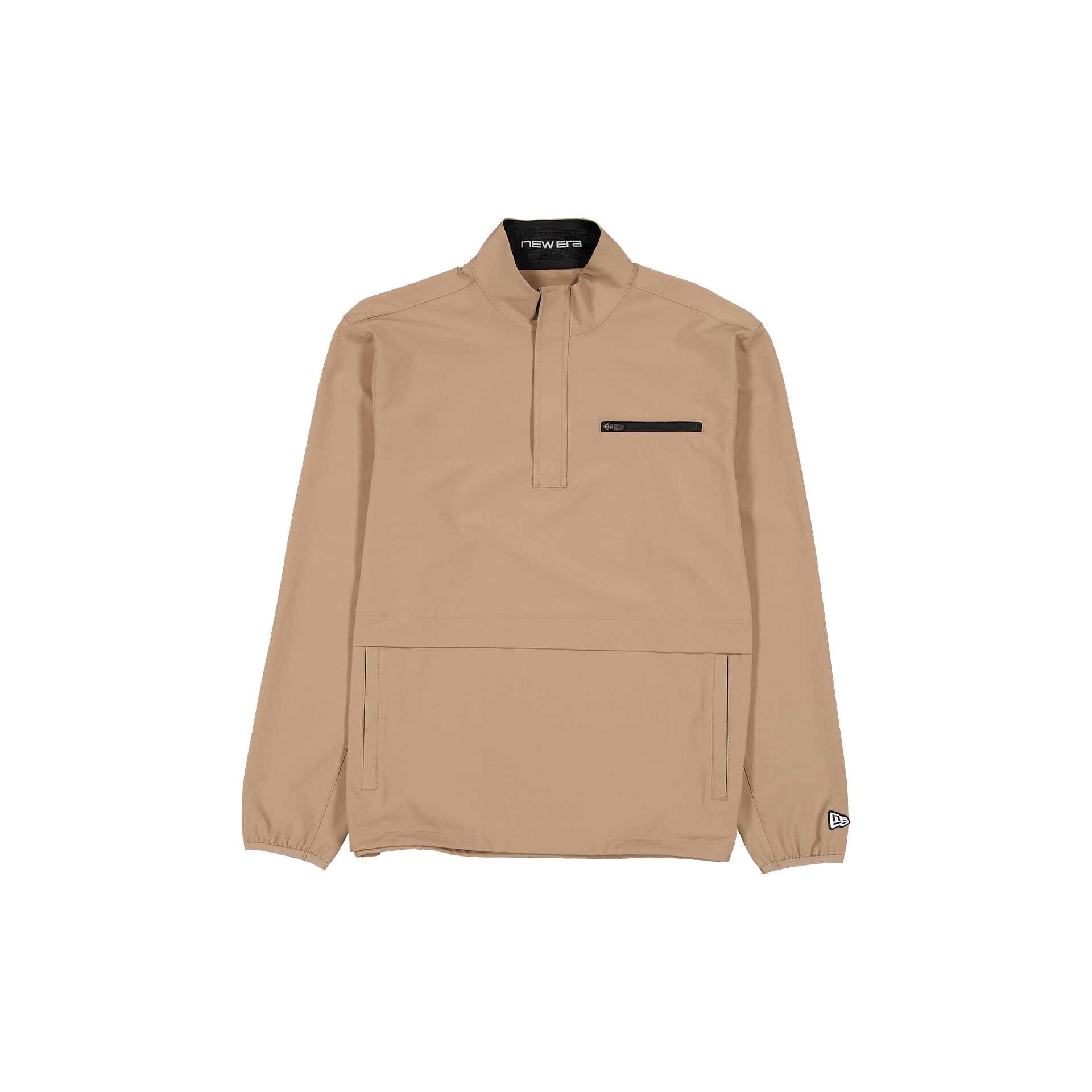 new era Taupe Gray Golf Half-Zip