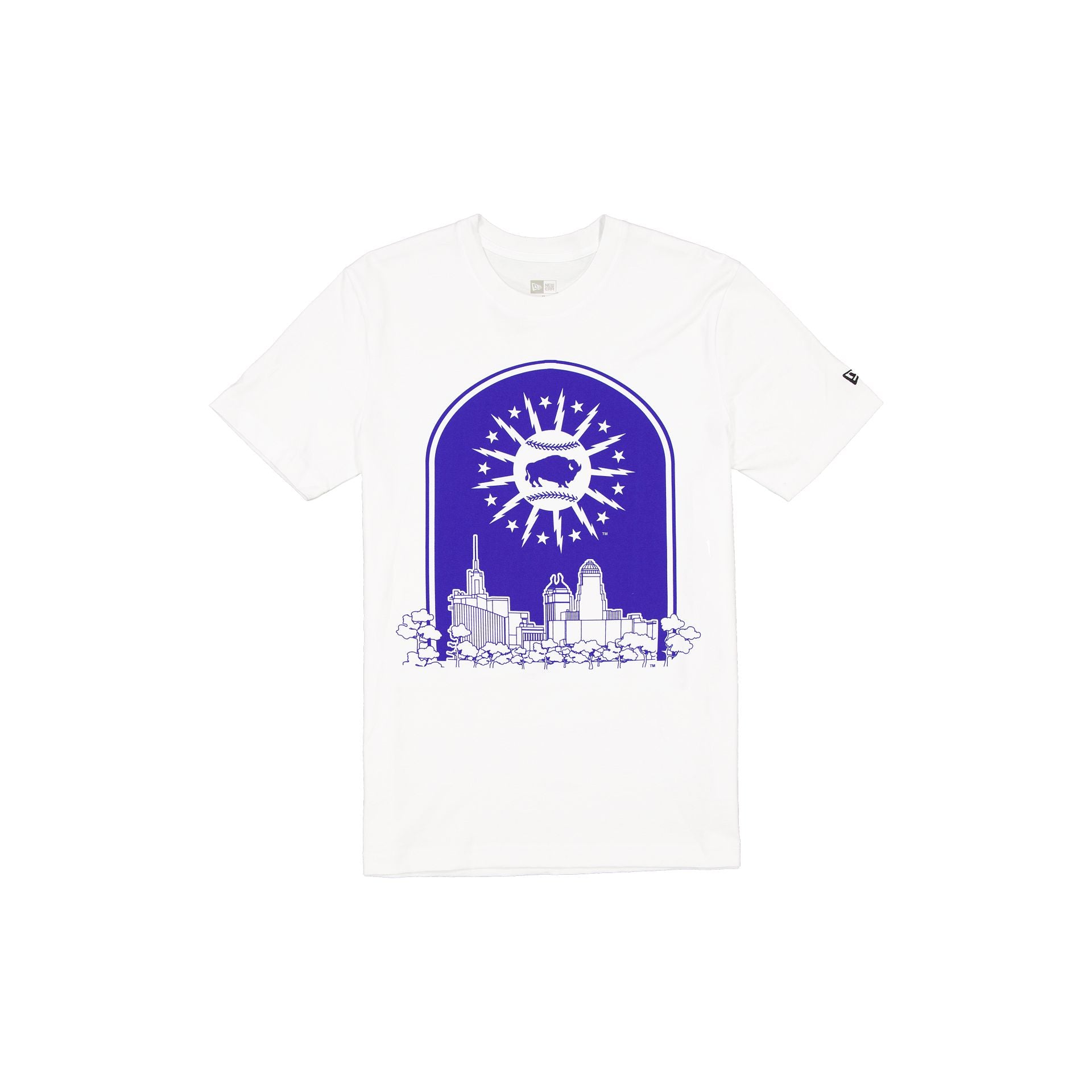 new era Theme Night City White T-Shirt