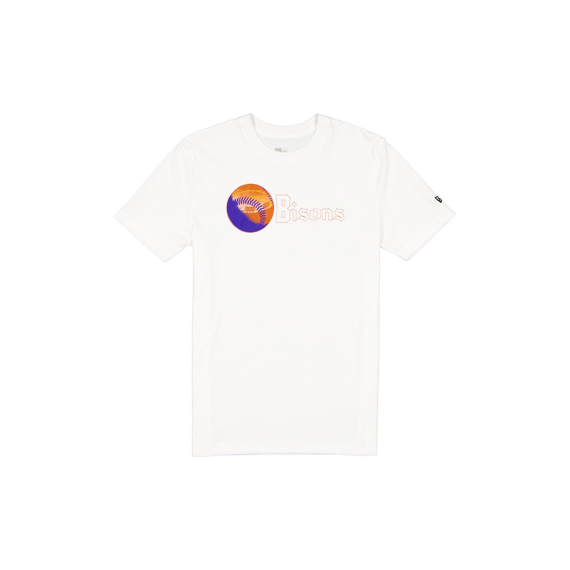new era Theme Night Wordmark White T-Shirt