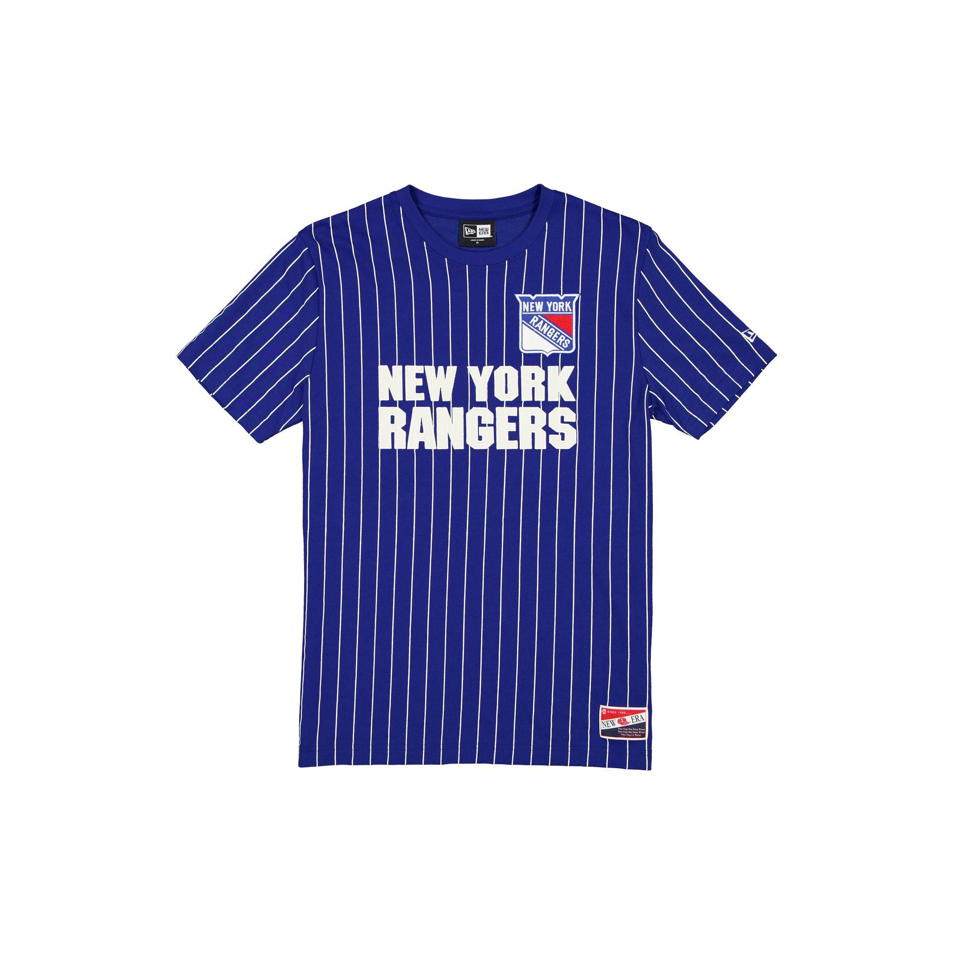 new era Throwback Pinstripe Wordmark T-Shirt