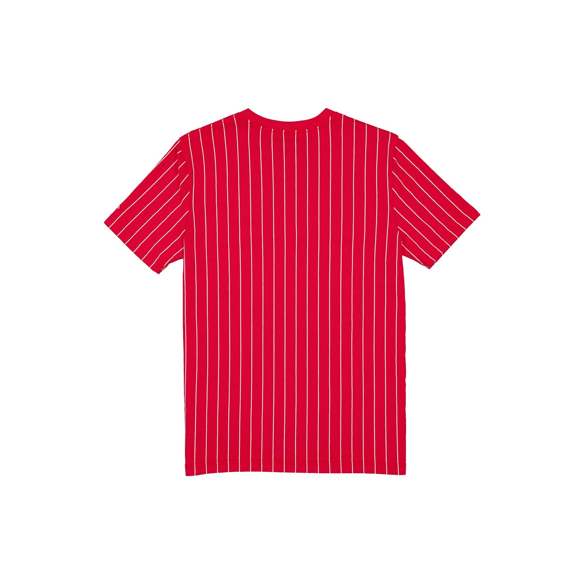New Era Throwback Pinstripe Wordmark T-Shirt