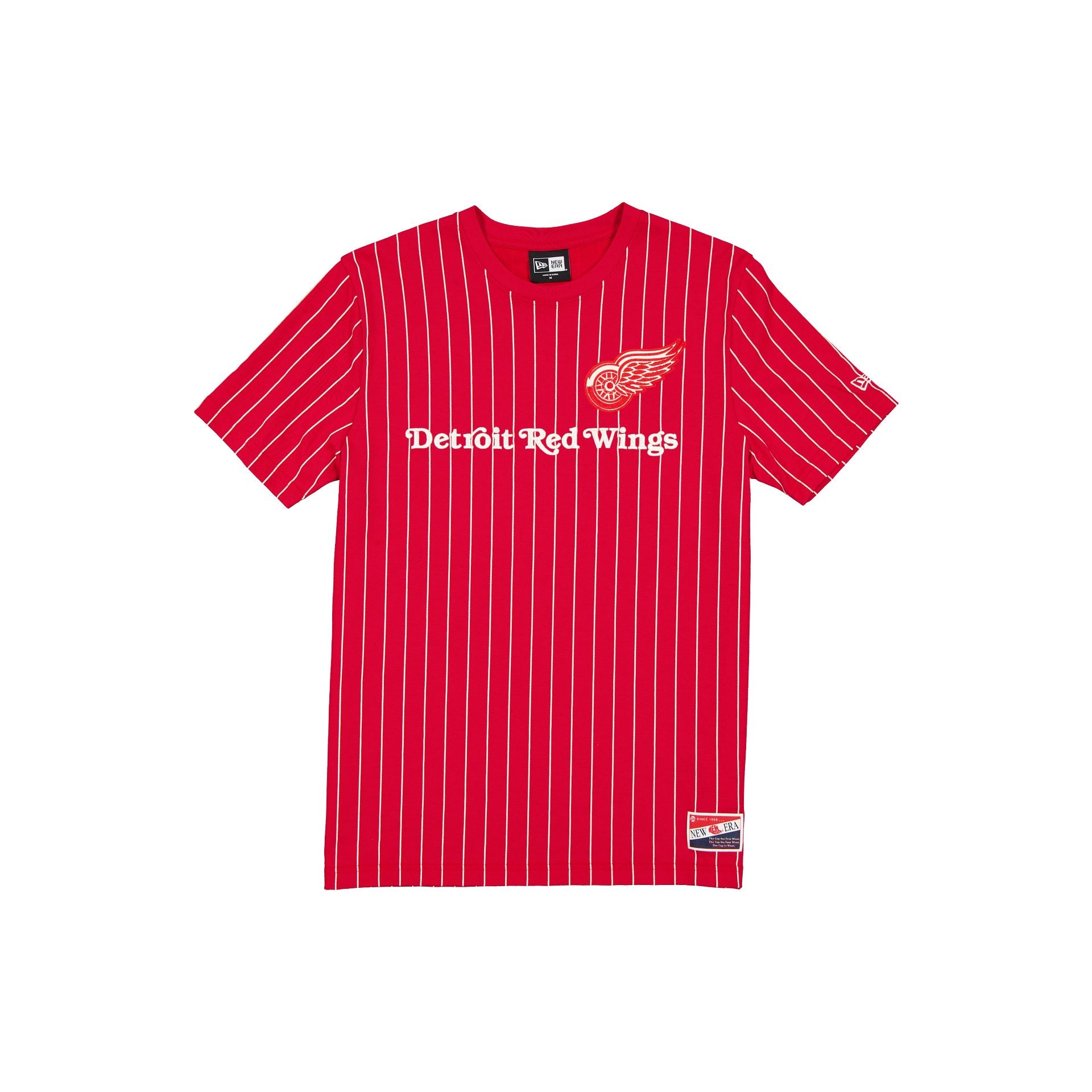 new era Throwback Pinstripe Wordmark T-Shirt