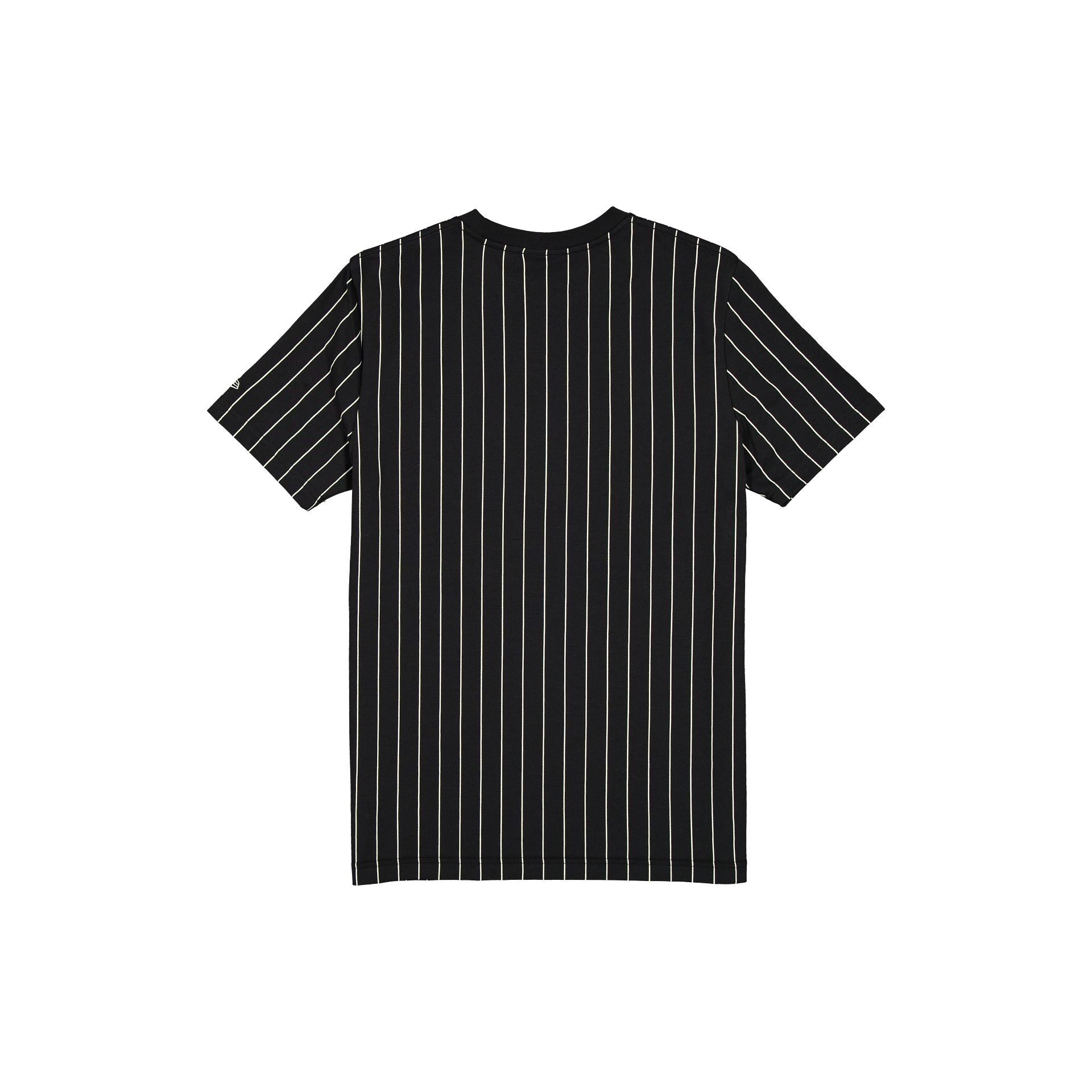 New Era Throwback Pinstripe Wordmark T-Shirt