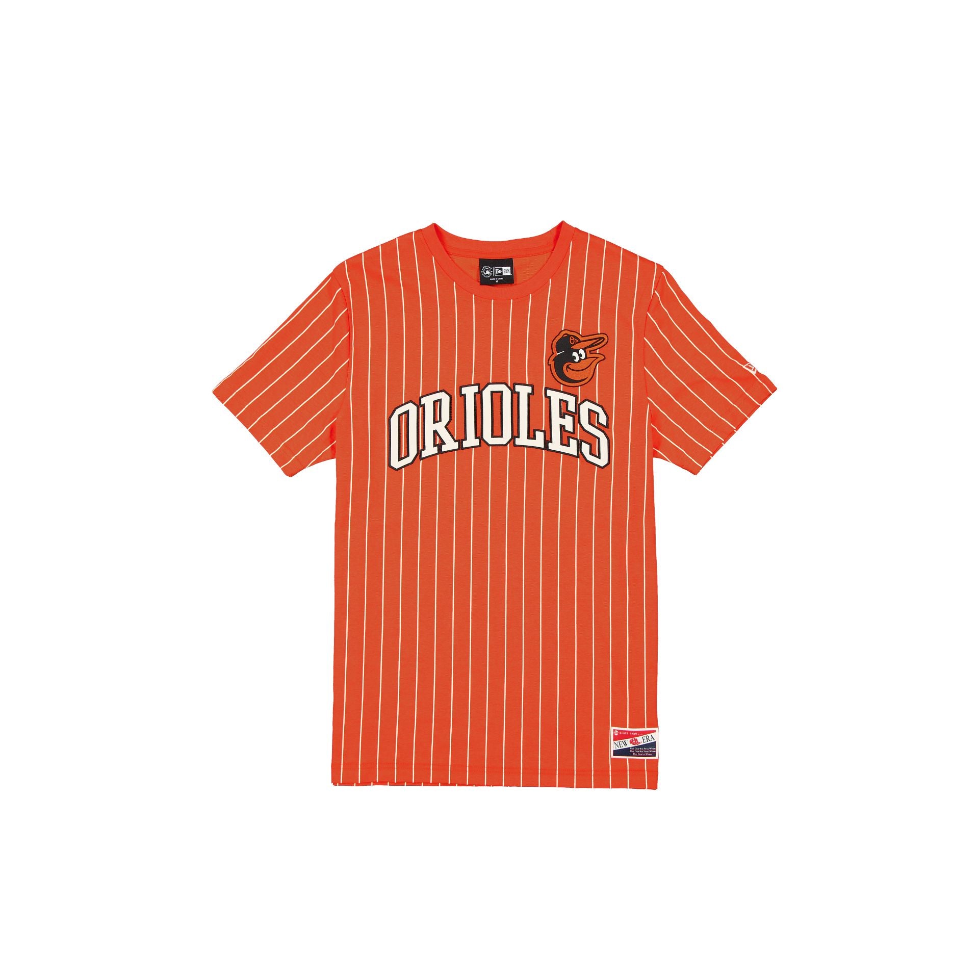 new era Throwback Pinstripe Wordmark T-Shirt