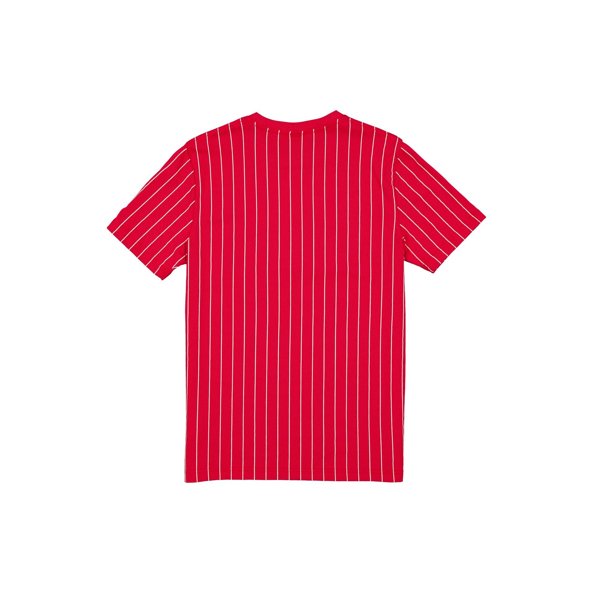 New Era Throwback Pinstripe Wordmark T-Shirt