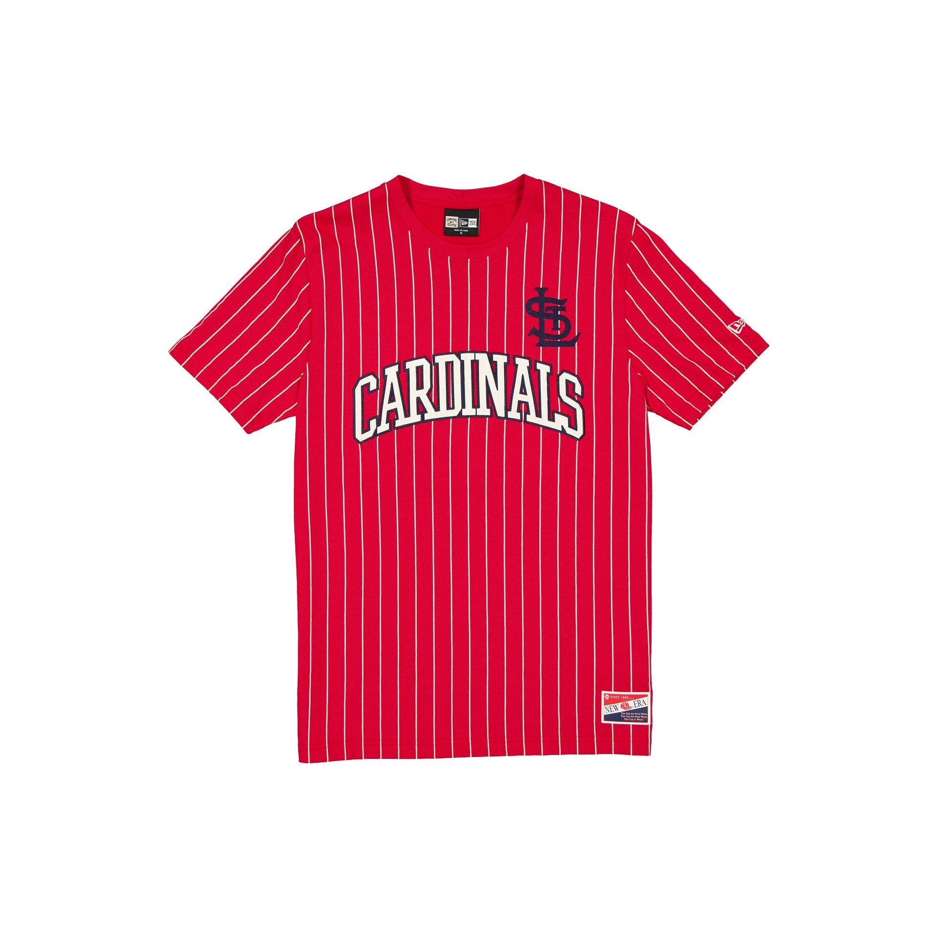 new era Throwback Pinstripe Wordmark T-Shirt