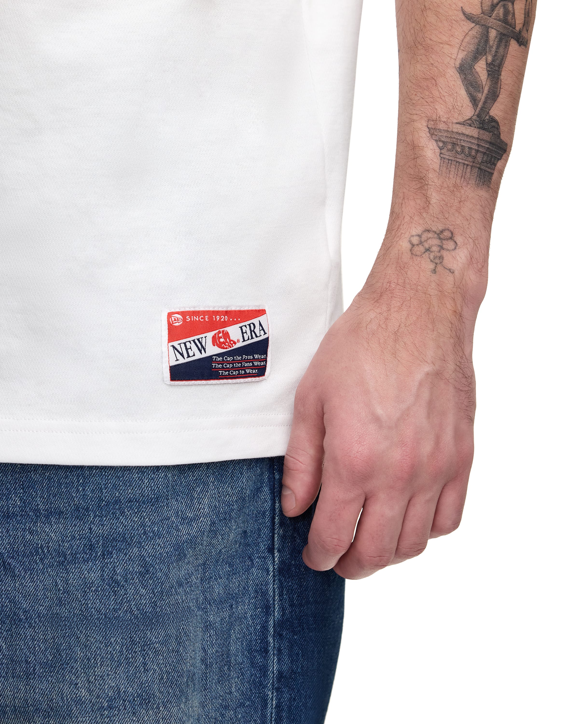 New Era Throwback White T-Shirt