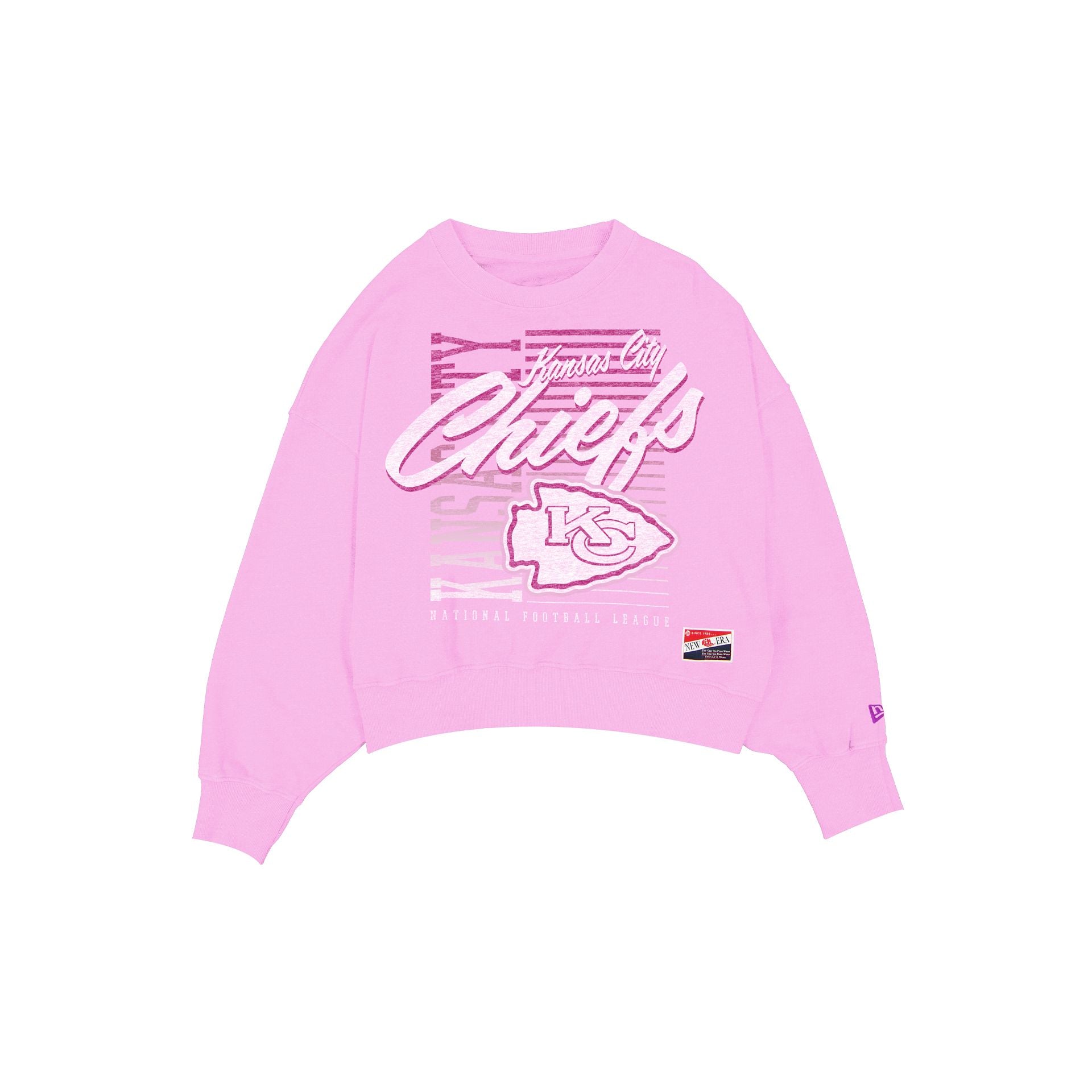 new era Throwback Women's Washed Pink Crewneck