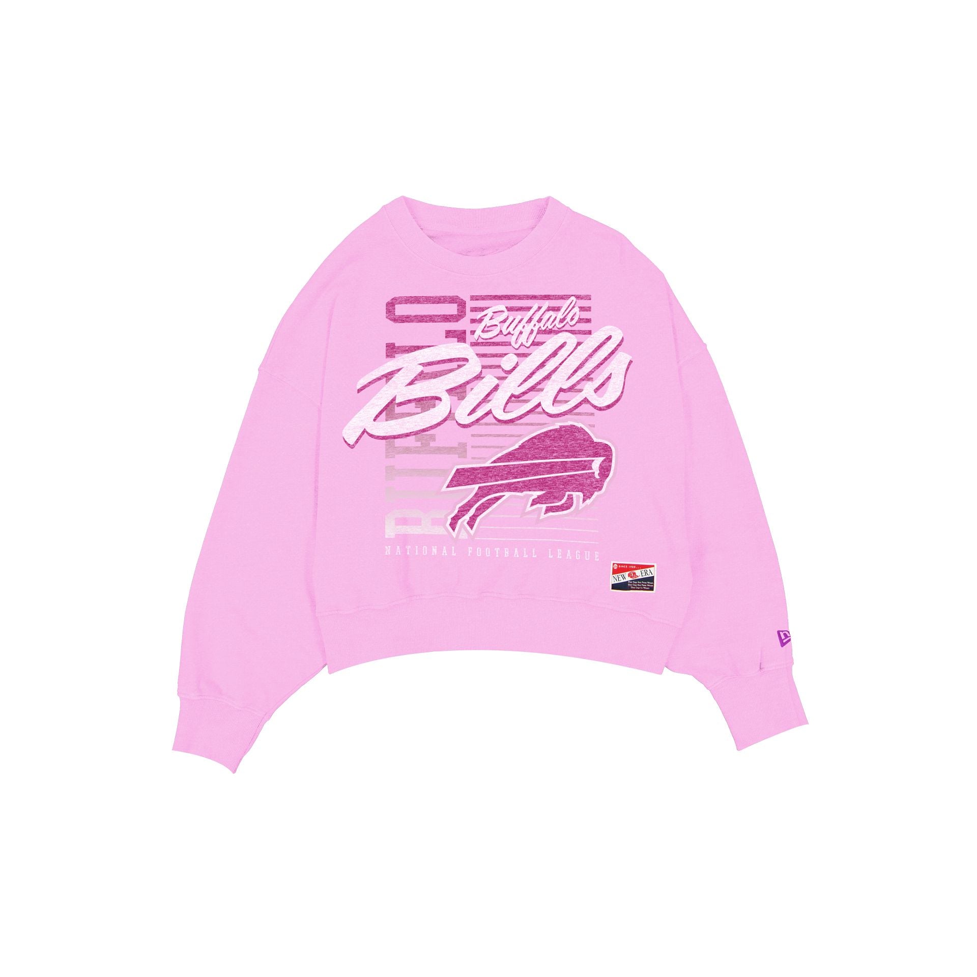 new era Throwback Women's Washed Pink Crewneck