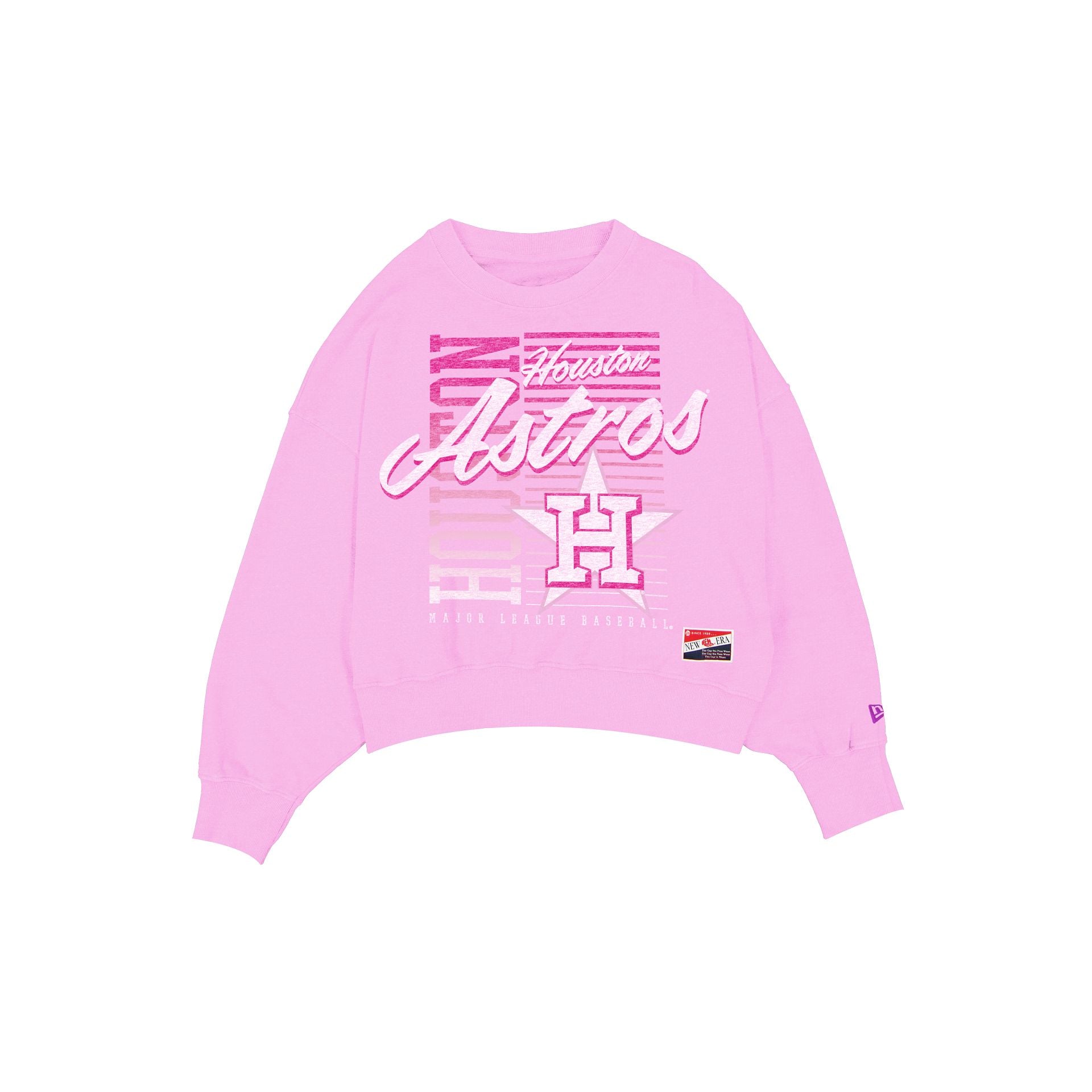 new era Throwback Women's Washed Pink Crewneck