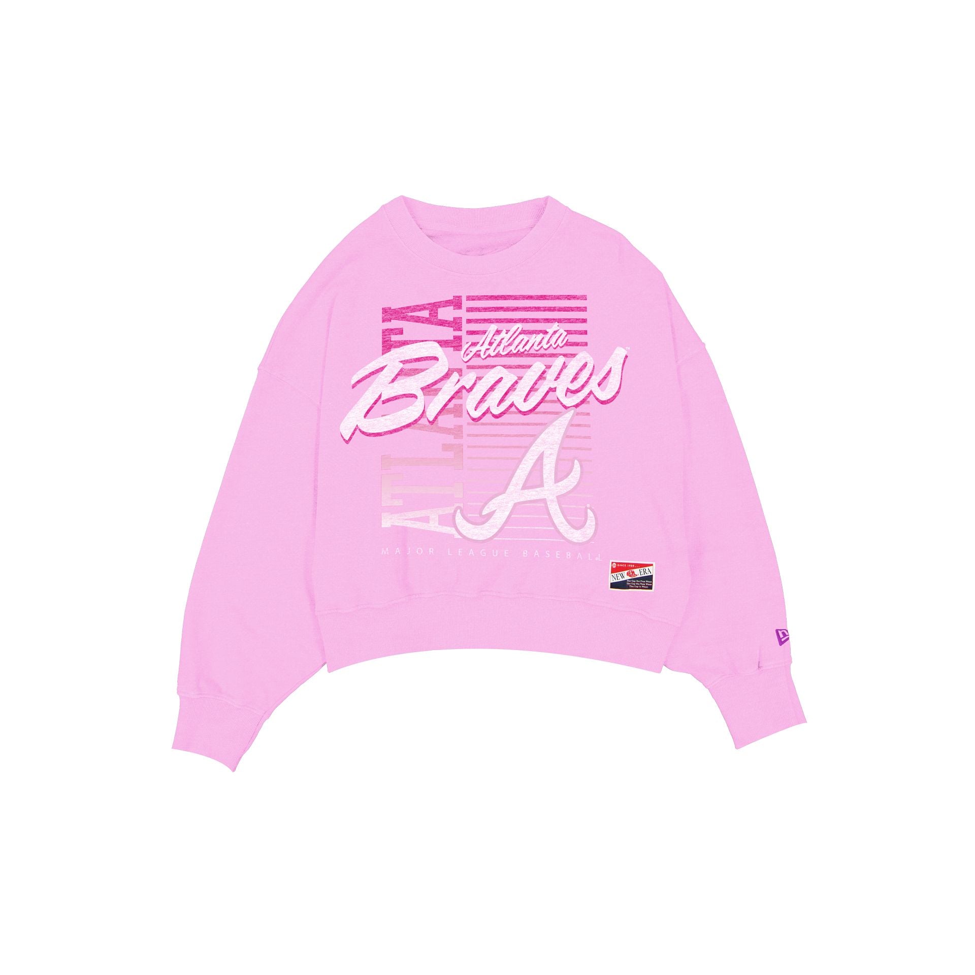new era Throwback Women's Washed Pink Crewneck