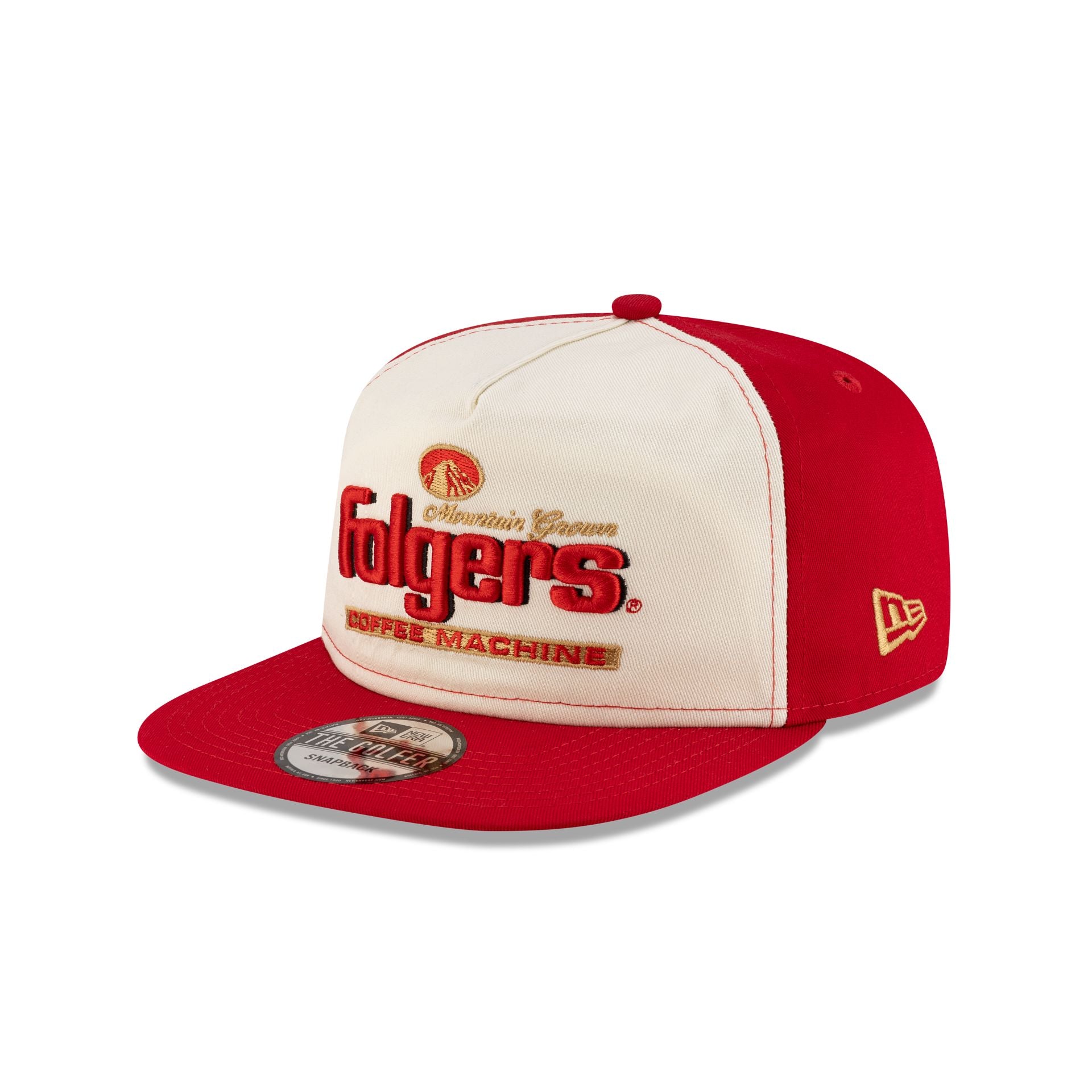 new era Tim Richmond #25 Folgers Scarlet Golfer